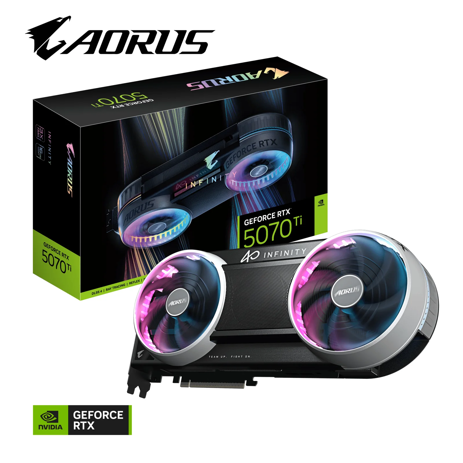 GIGABYTE AORUS GeForce RTX 5070 Ti INFINITY 16G