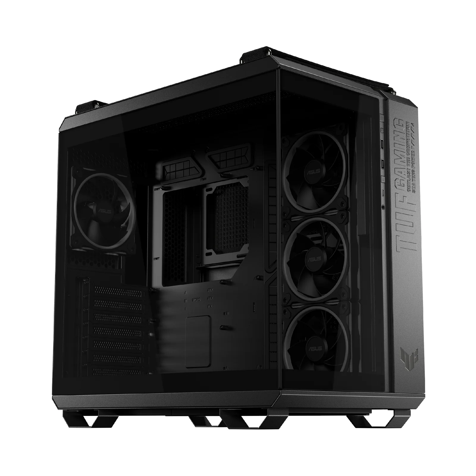 ASUS TUF GAMING GT502 Horizon TG ARGB Black PC Case