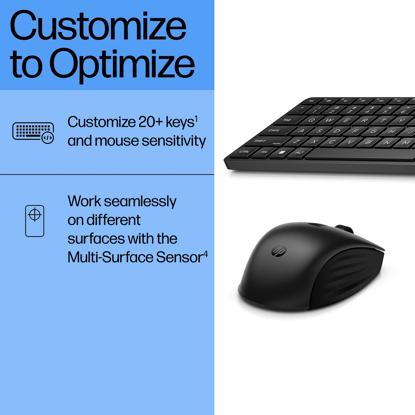 HP 655 Wireless and Mouse Combo Keyboard