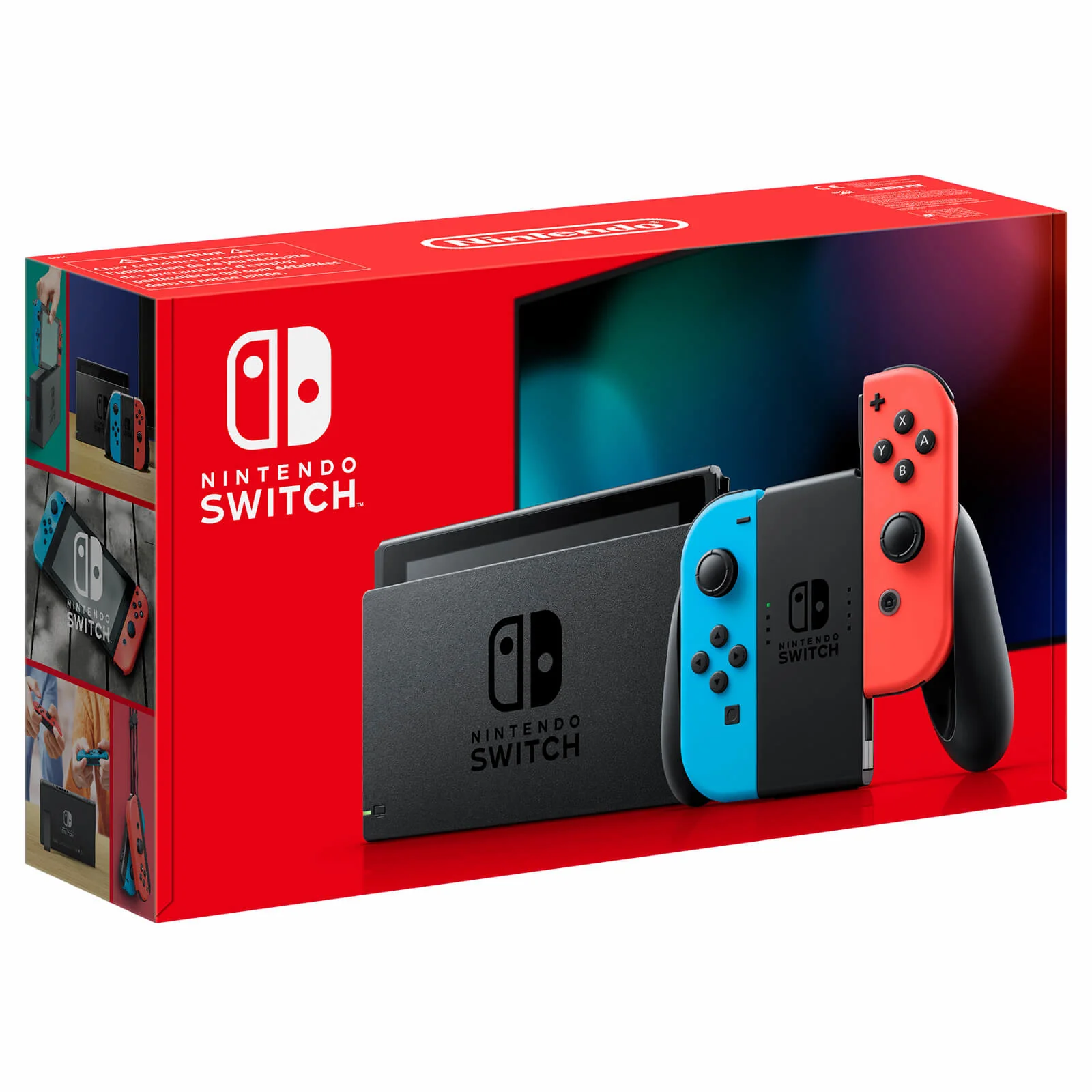 Nintendo Switch HW Neon Red/Blue + Super Mario Bros U Deluxe