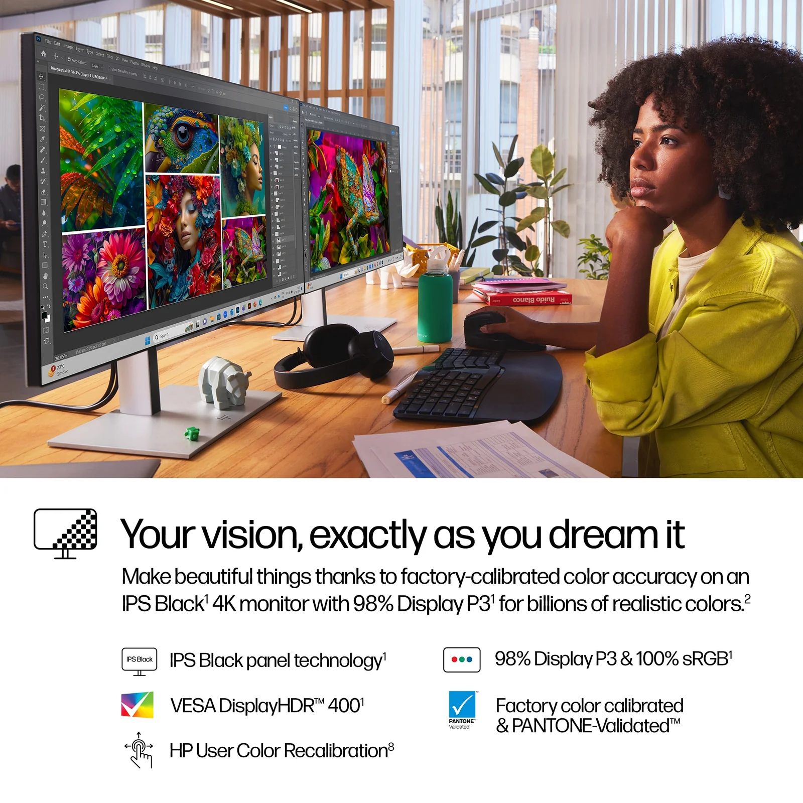 HP Series 7 Pro 27" 4K UHD IPS Monitor