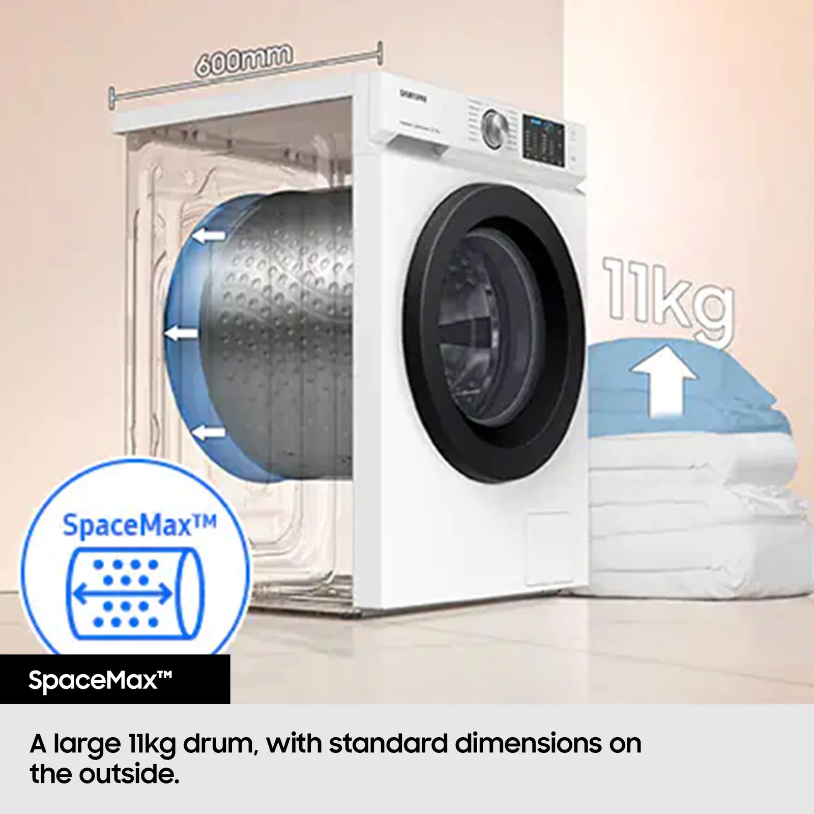 Samsung WW11DG6B85LBU1 11kg 1400rpm Washing Machine