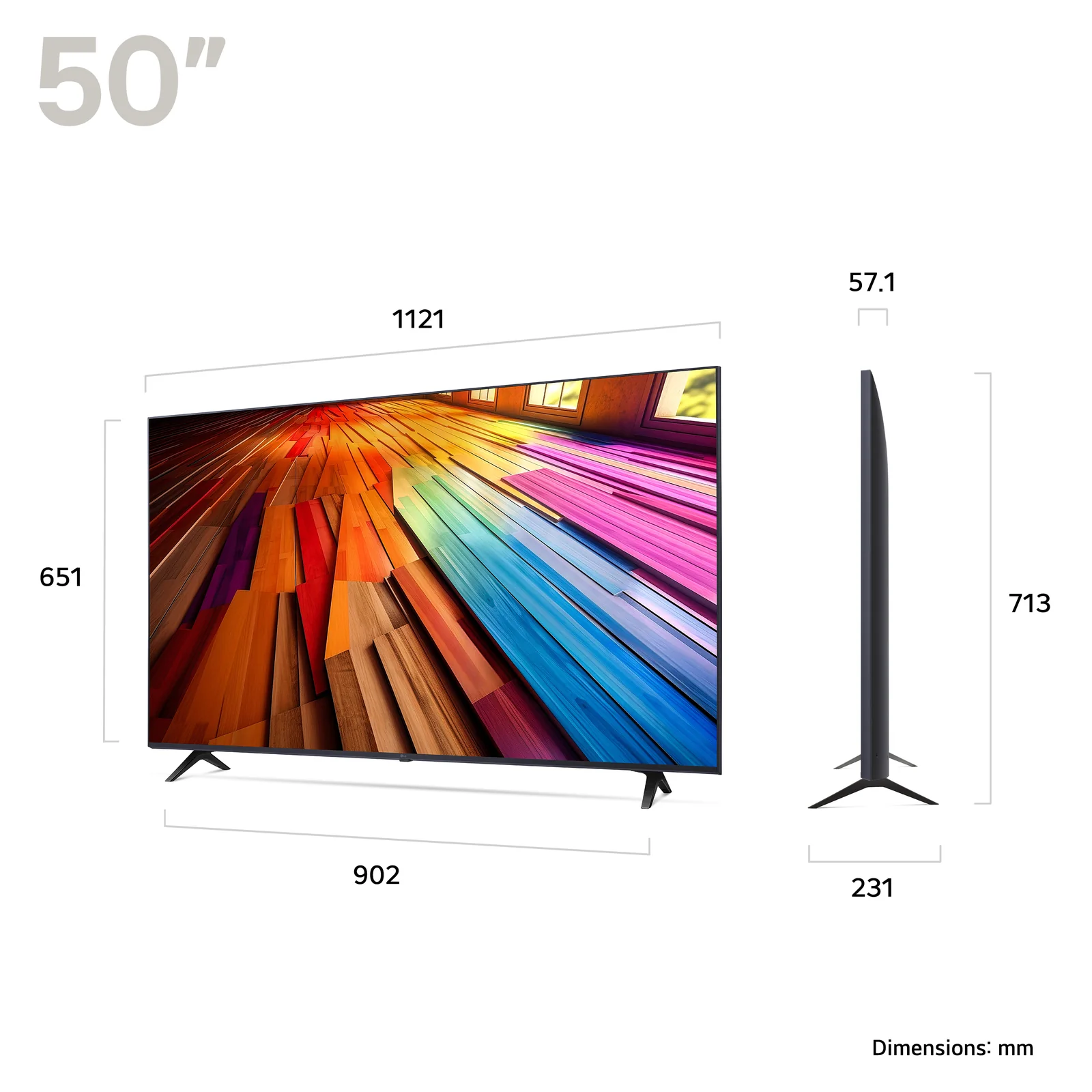 LG 50UT80006LA.AEK 50" 4K Smart TV