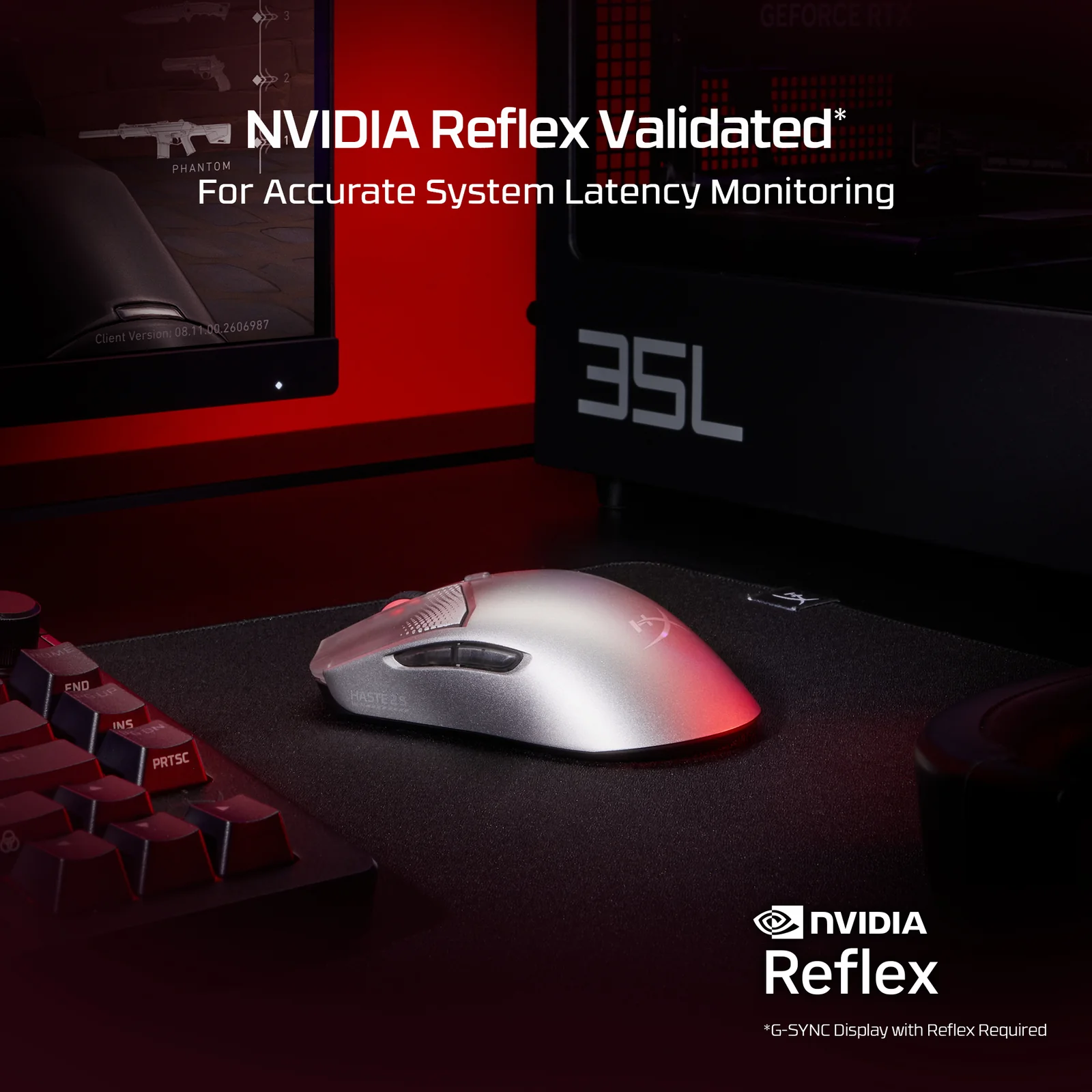 HyperX Pulsefire Haste 2 S Wireless Silver Gaming Mouse