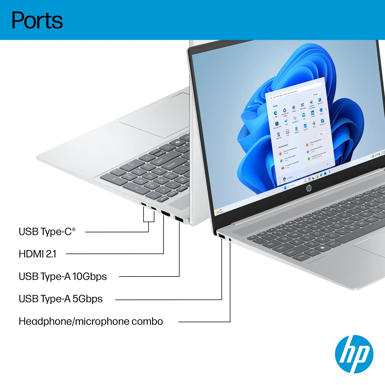 HP DQ9G2EA laptop 16", 16GB RAM, 512GB SSD