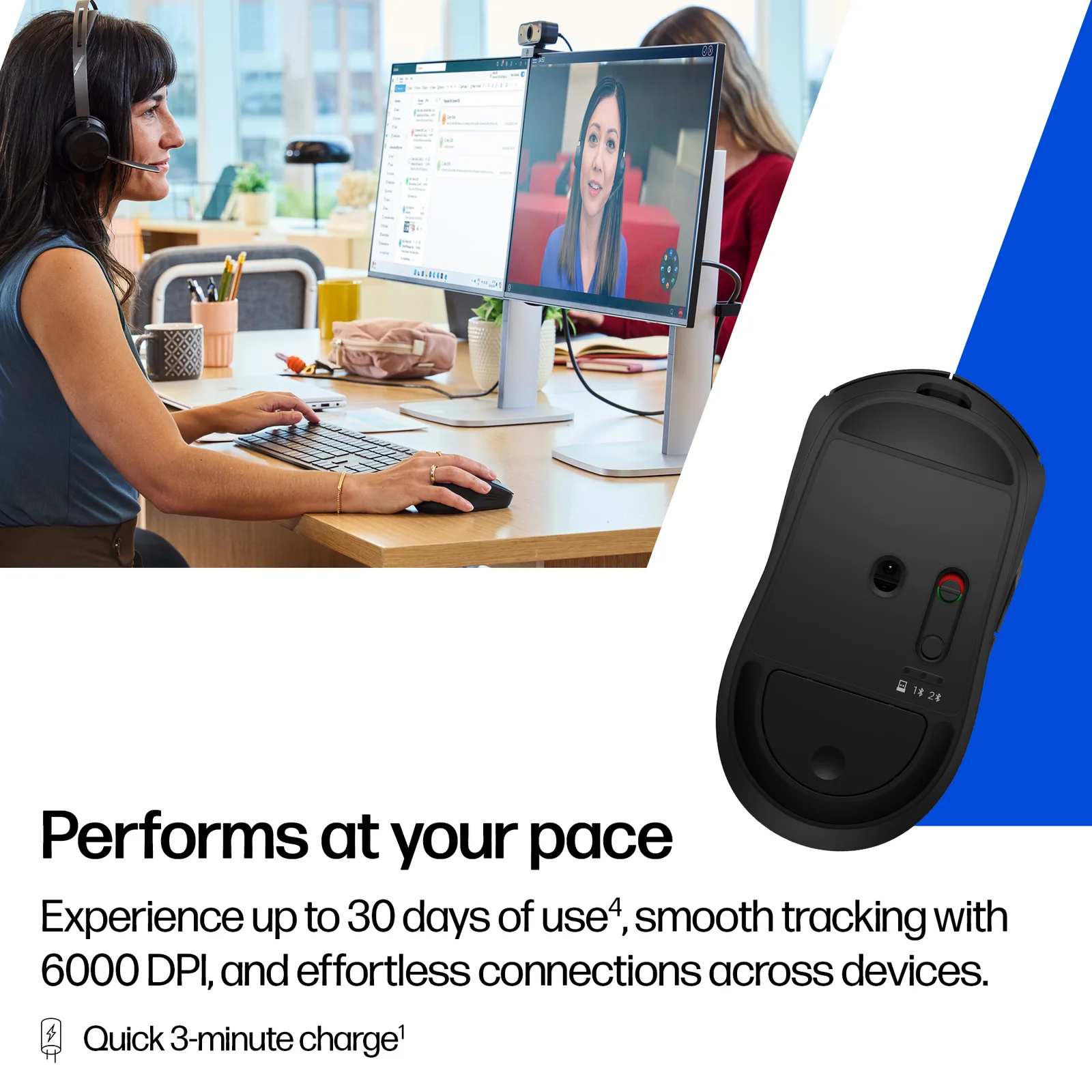 HP 705 Rechargeable Wireless Mouse