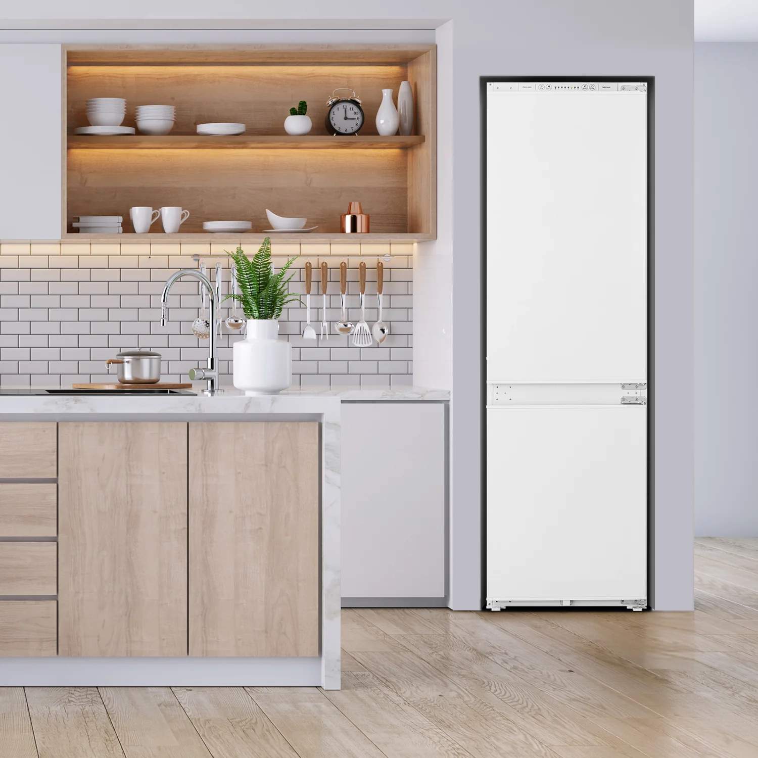 Hisense RIB312F4AWE 246L Integrated Fridge Freezer