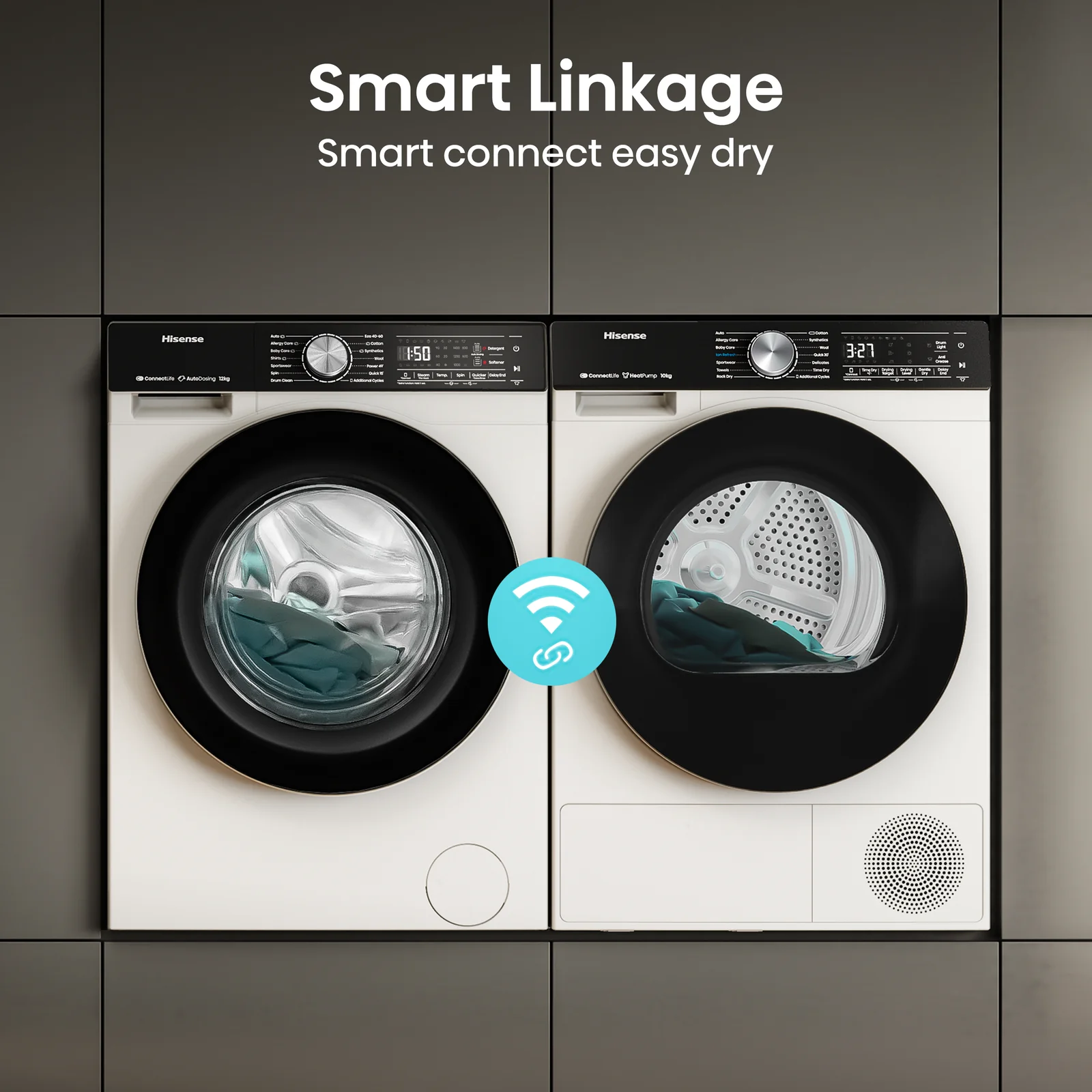 Hisense WF5S1245BW 12kg 1400rpm Washing Machine