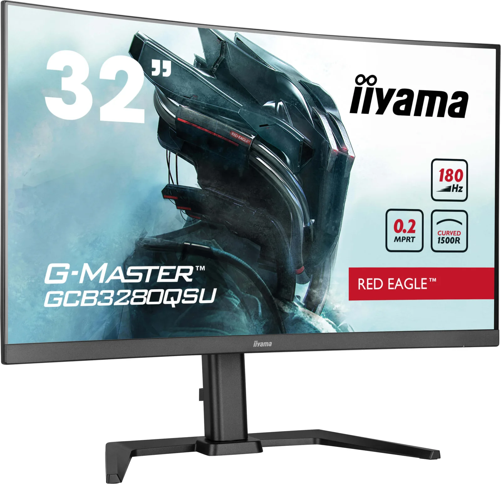 iiyama GCB3280QSU-B2 31.5" QHD VA 180Hz Curved Monitor