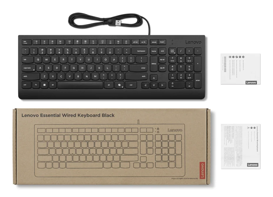 Lenovo Essential Keyboard Black