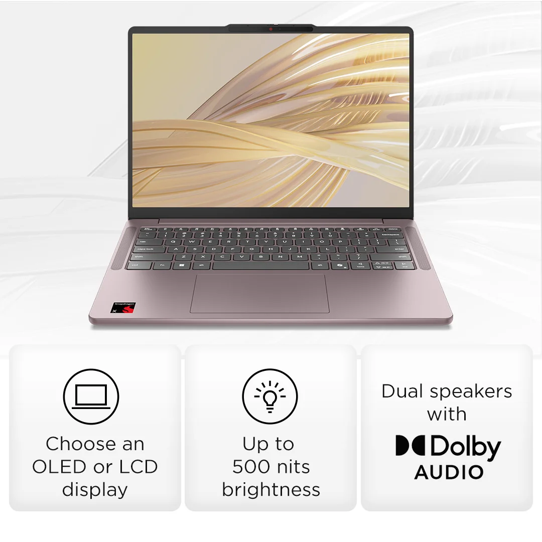 Lenovo IP VIBE 14 SDX1 8/256GB DREAMYVIOLET 14", Snapdragon X1-26-100, 8GB RAM