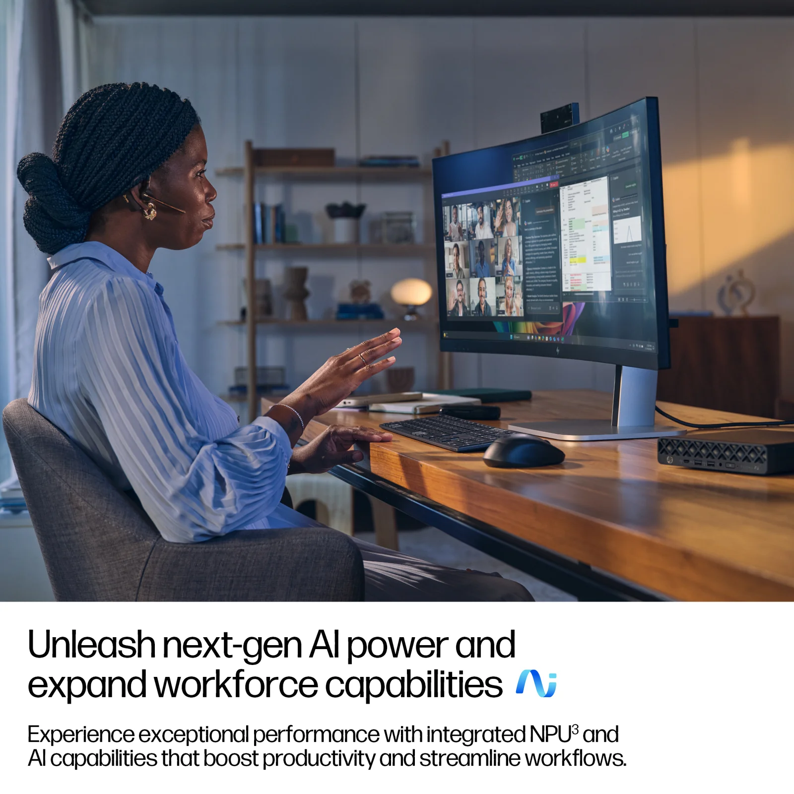 HP EliteDesk 8 Mini G1a Desktop Next Gen AI, 24GB RAM, 1TB SSD