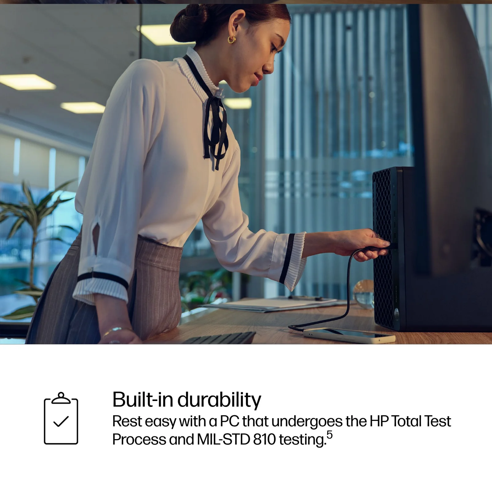 HP ProDesk 4 Tower G1i AI, Intel Core Ultra 7 265, 24GB RAM, 1TB SSD