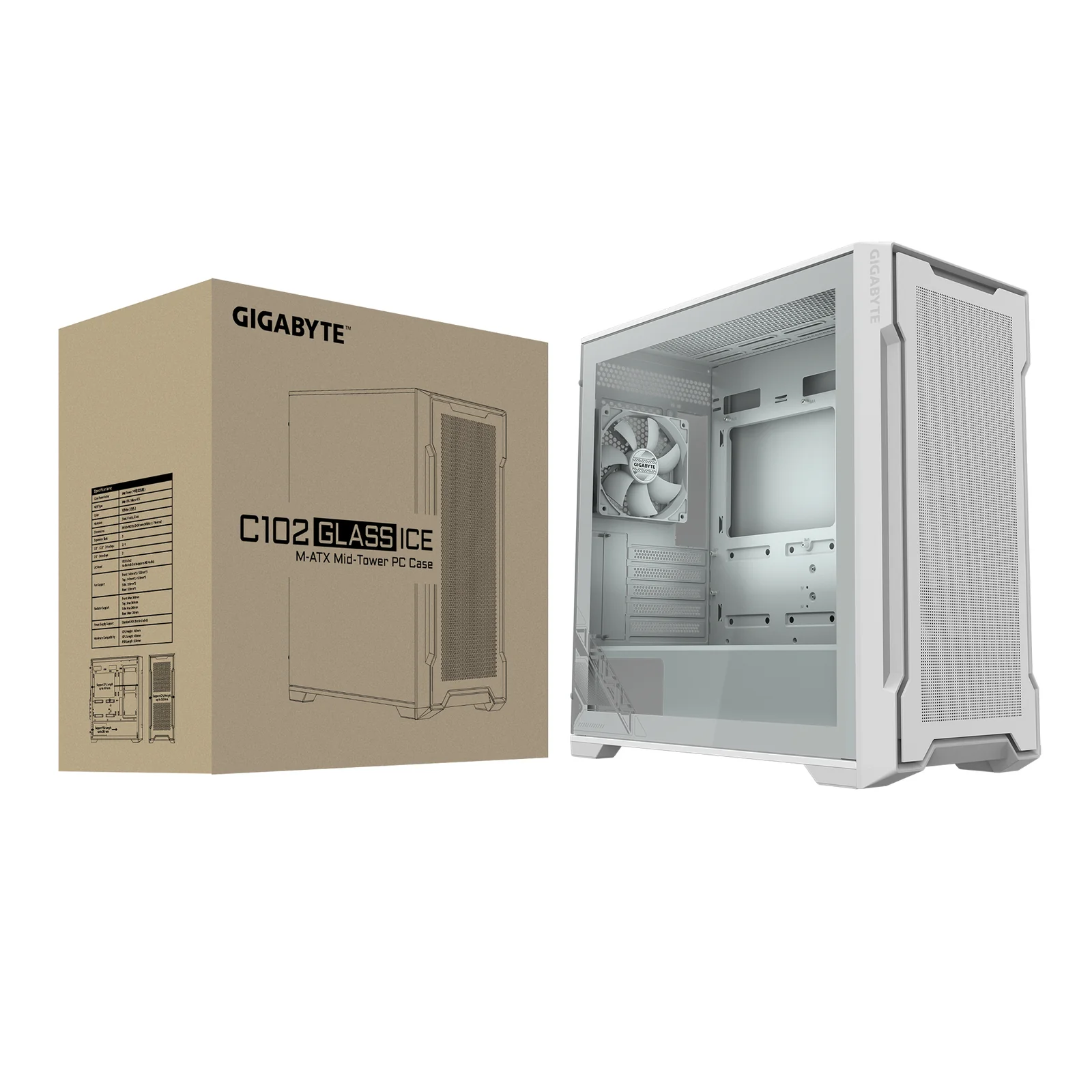 GIGABYTE C102 GLASS PC Case