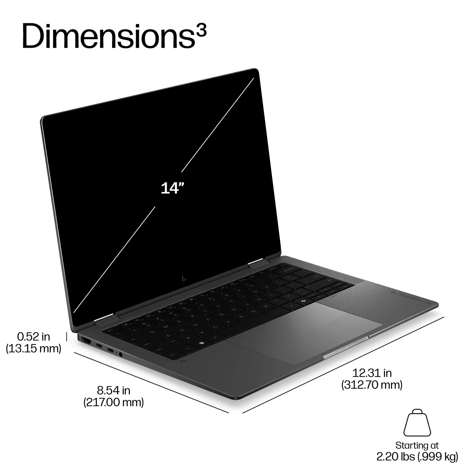 HP DW1D8EA laptop 14", 32GB RAM, 512GB SSD