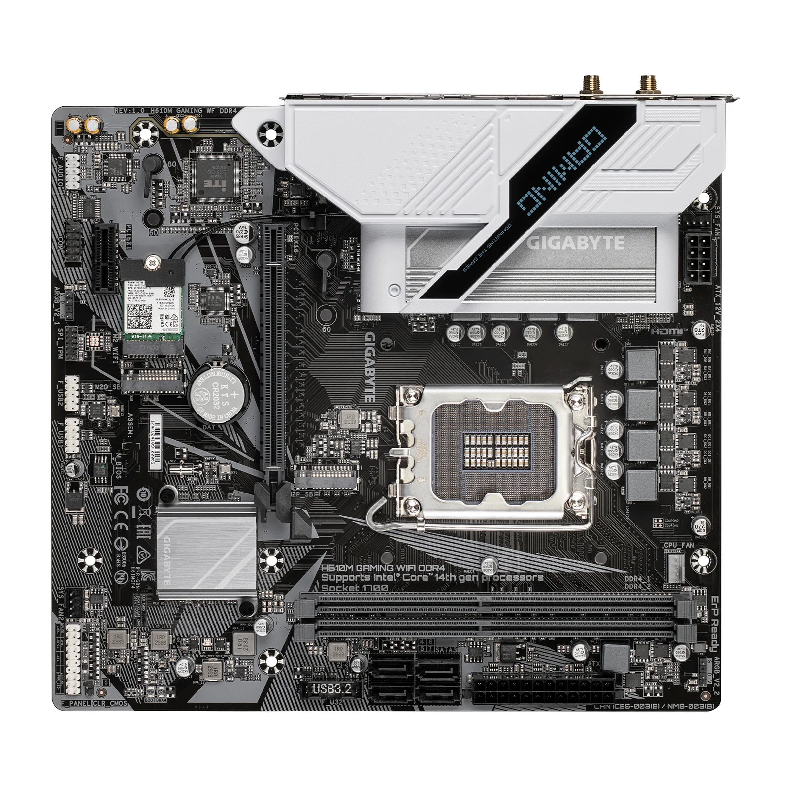 GIGABYTE H610M GAMING WF DDR4