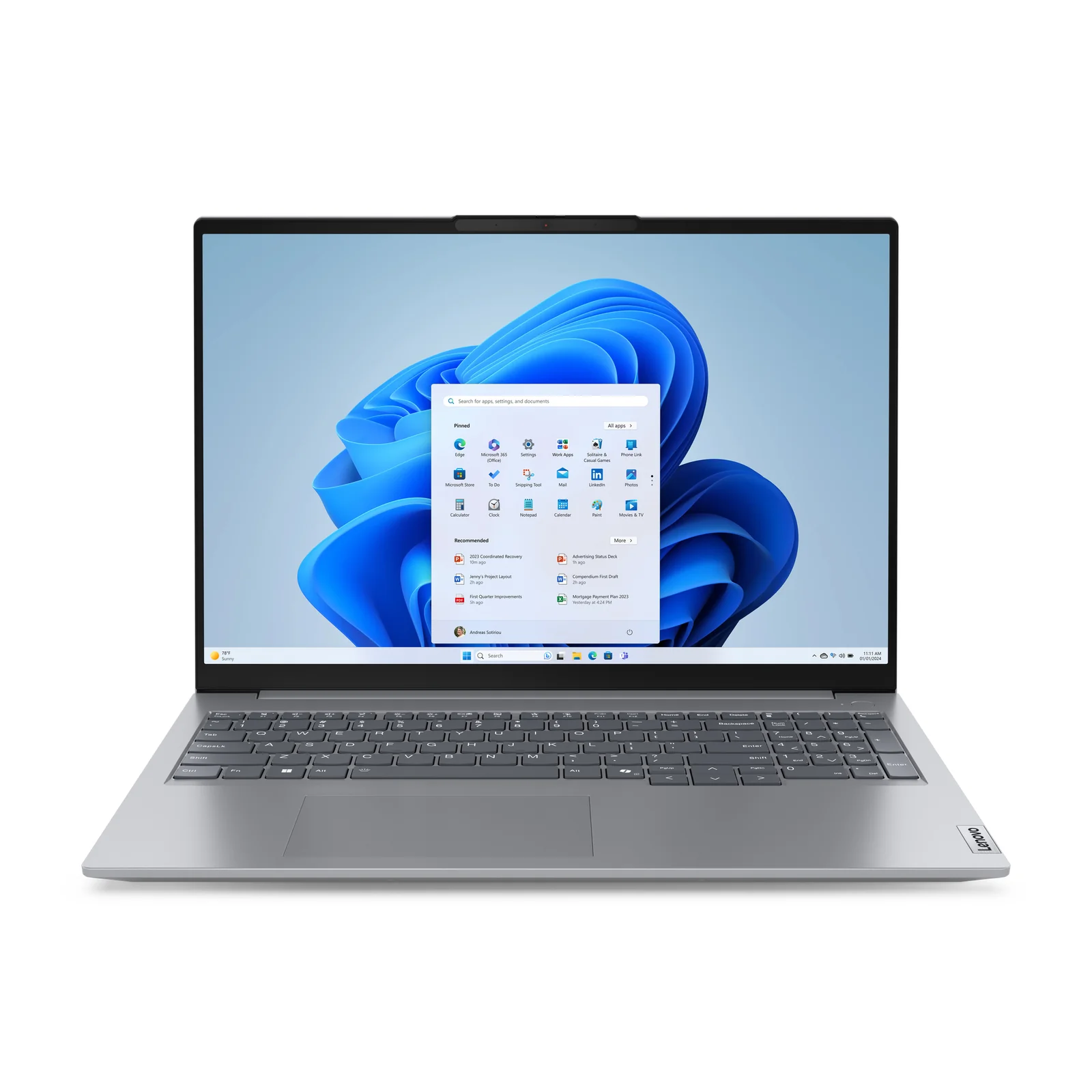 Lenovo ThinkBook 16 G7 ARP 16", AMD Ryzen 5 7535HS, 16GB RAM, 512GB SSD