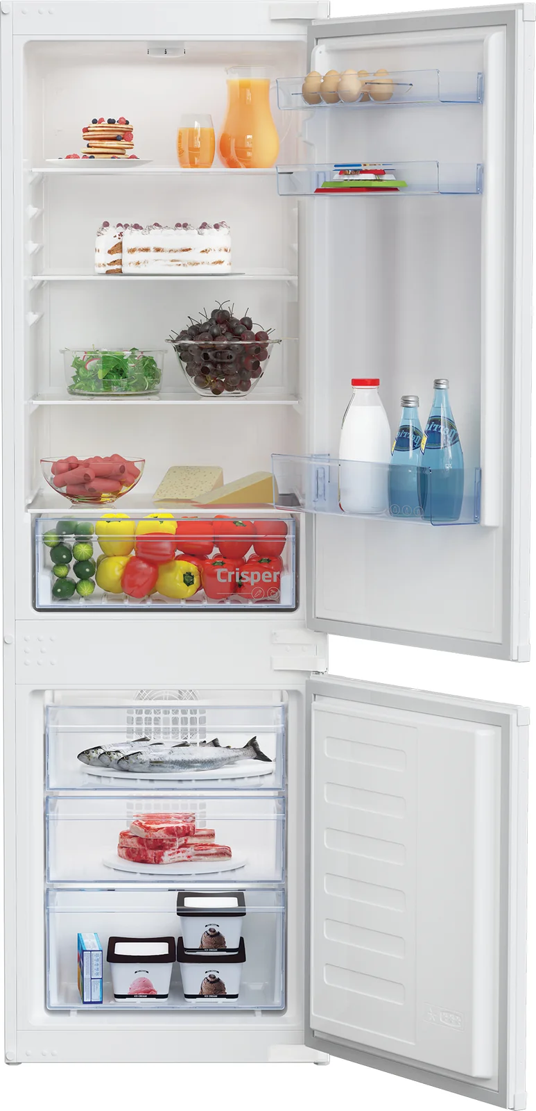 Beko BCFD473 262L Integrated Fridge Freezer