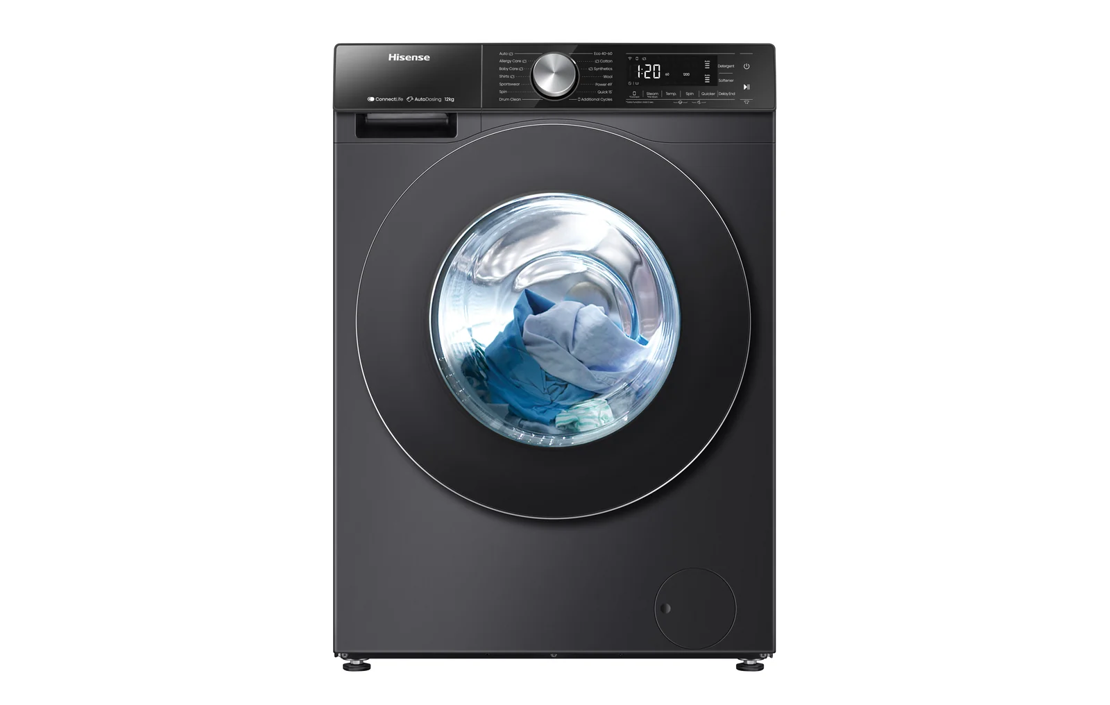 Hisense WF5S1245BB 12kg 1400rpm Washing Machine