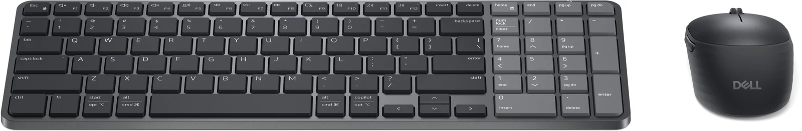 DELL Pro 7 KM746 Wireless Keyboard & Mouse Graphite, UK English