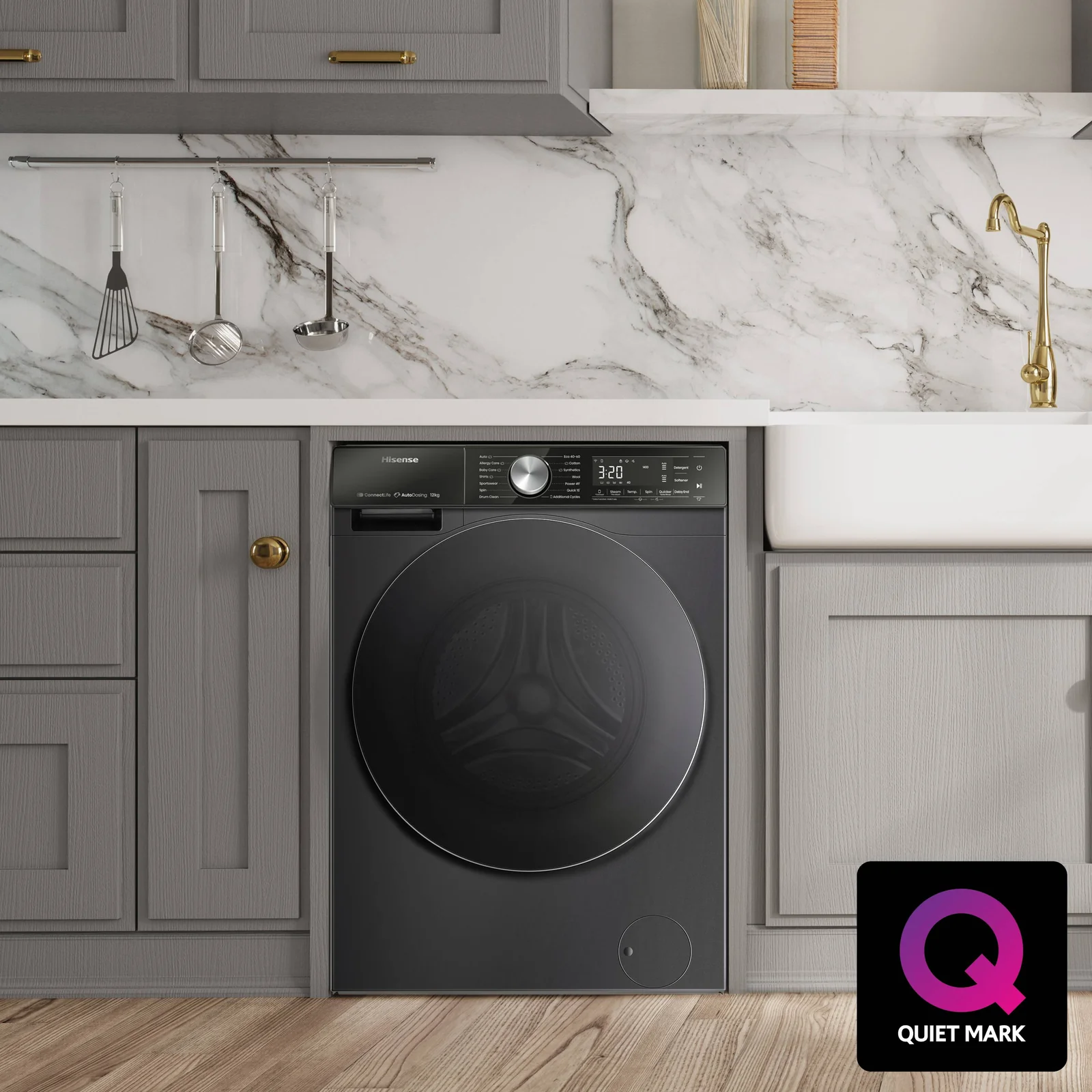 Hisense WF5S1245BB 12kg 1400rpm Washing Machine