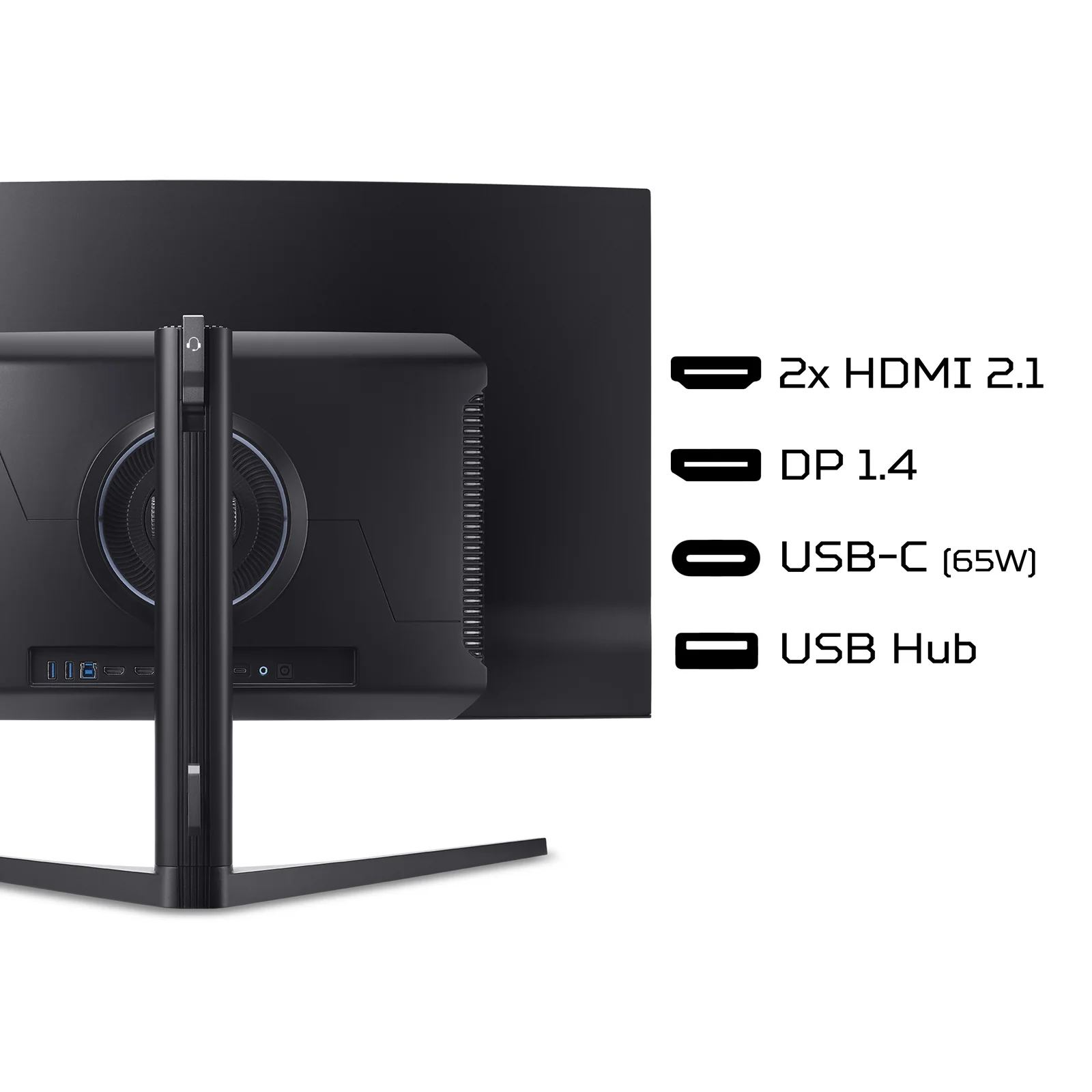 Acer UM.JXXEE.X02 31.5" 4K UHD QD-OLED 240Hz Curved Monitor