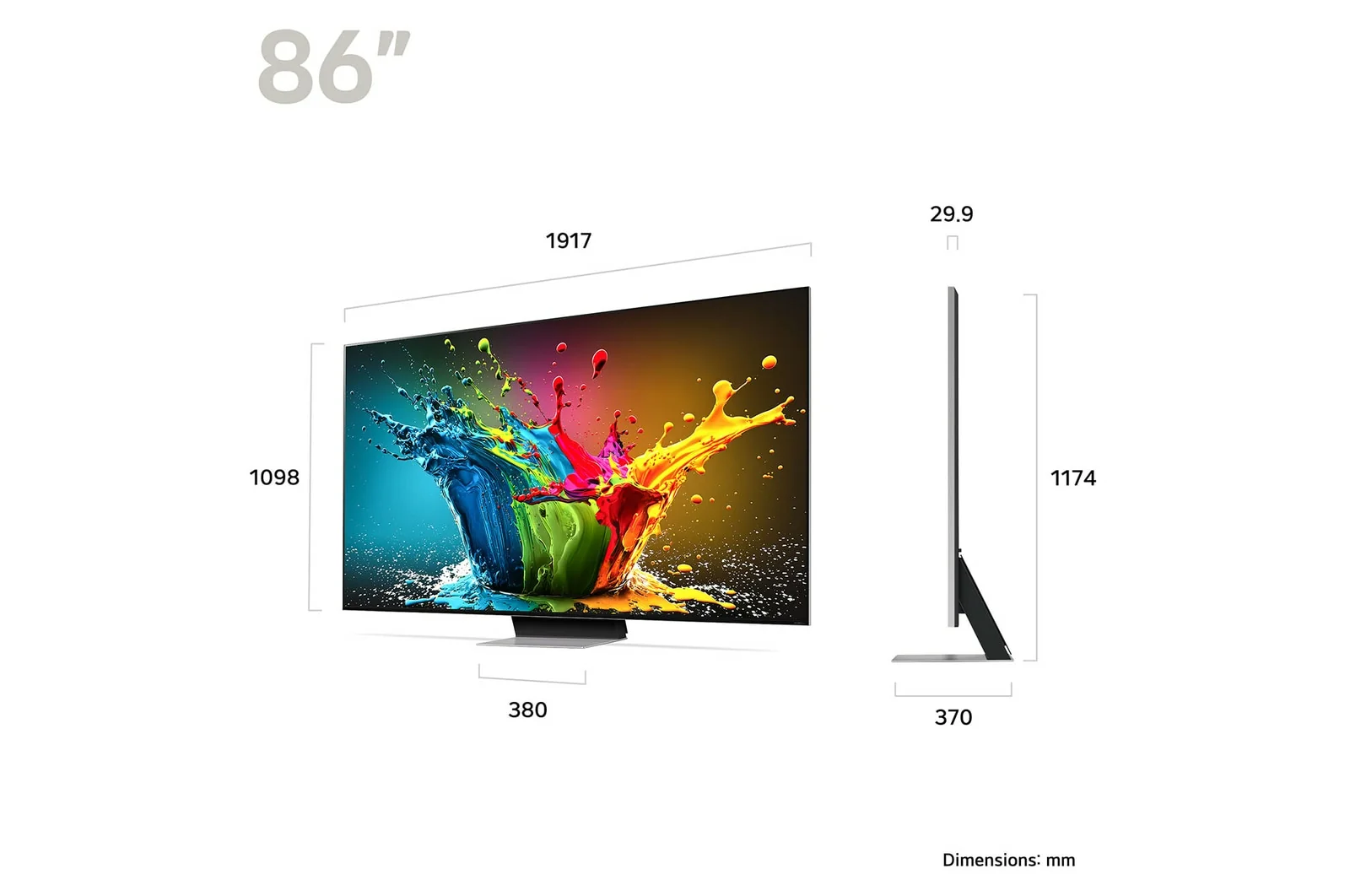 LG QNED MiniLED QNED99 86" 8K Smart TV