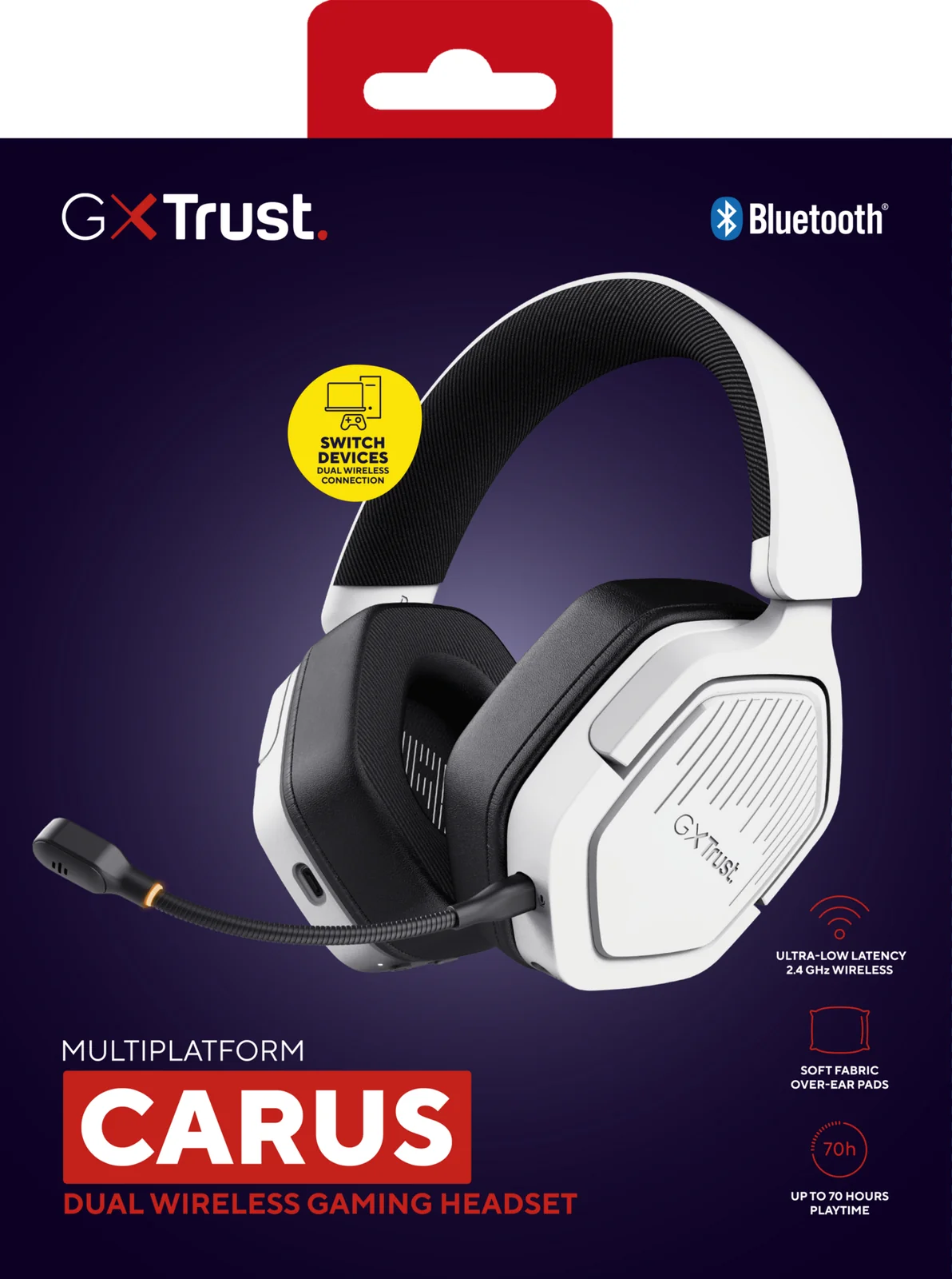 Trust GXT 493W Carus White