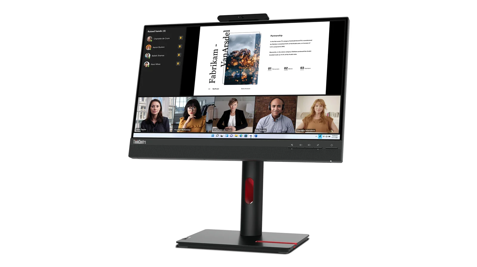 Lenovo 12N9GAR1UK 21.5" Full HD IPS Monitor