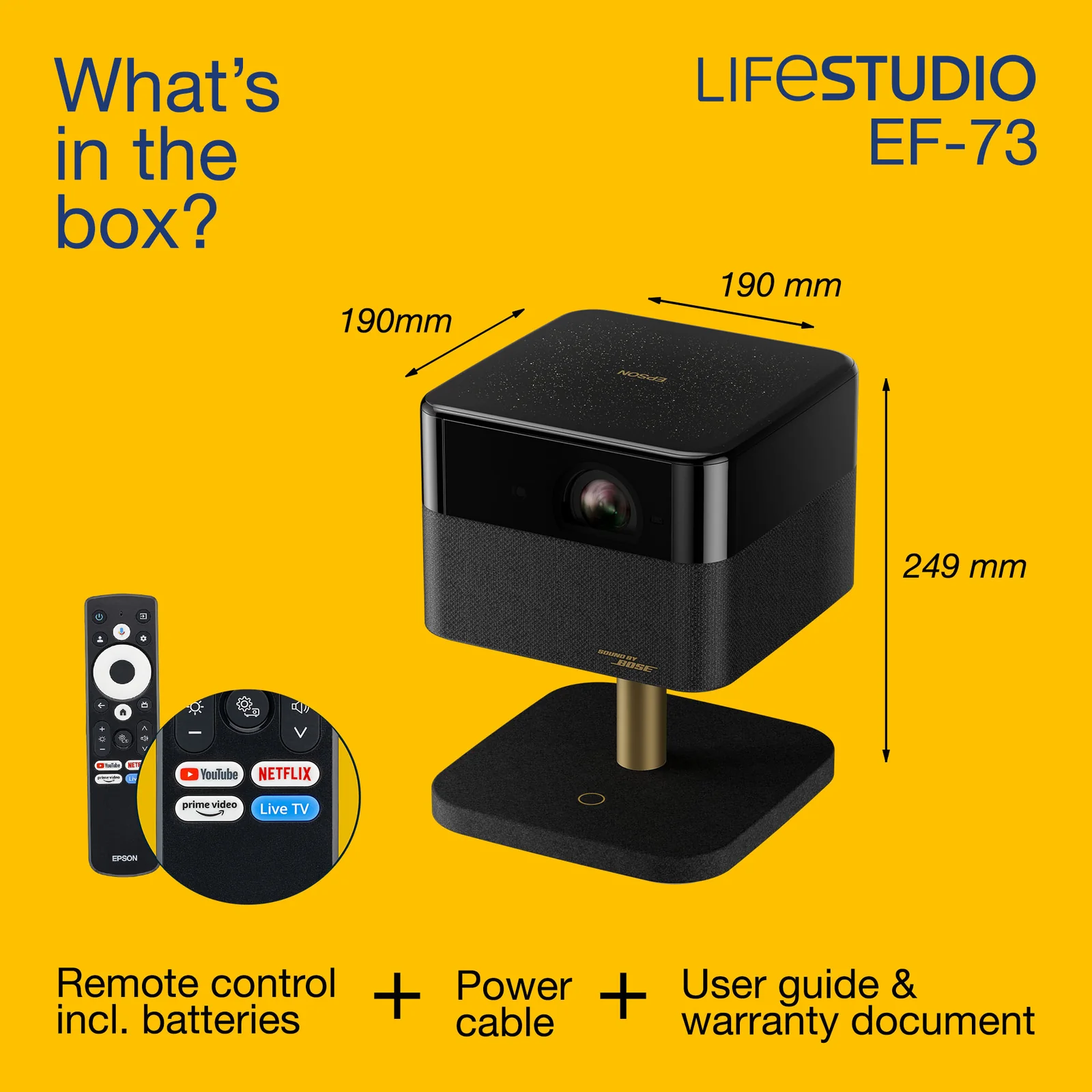 Epson Lifestudio Flex Special Lux Edition 4K Projector