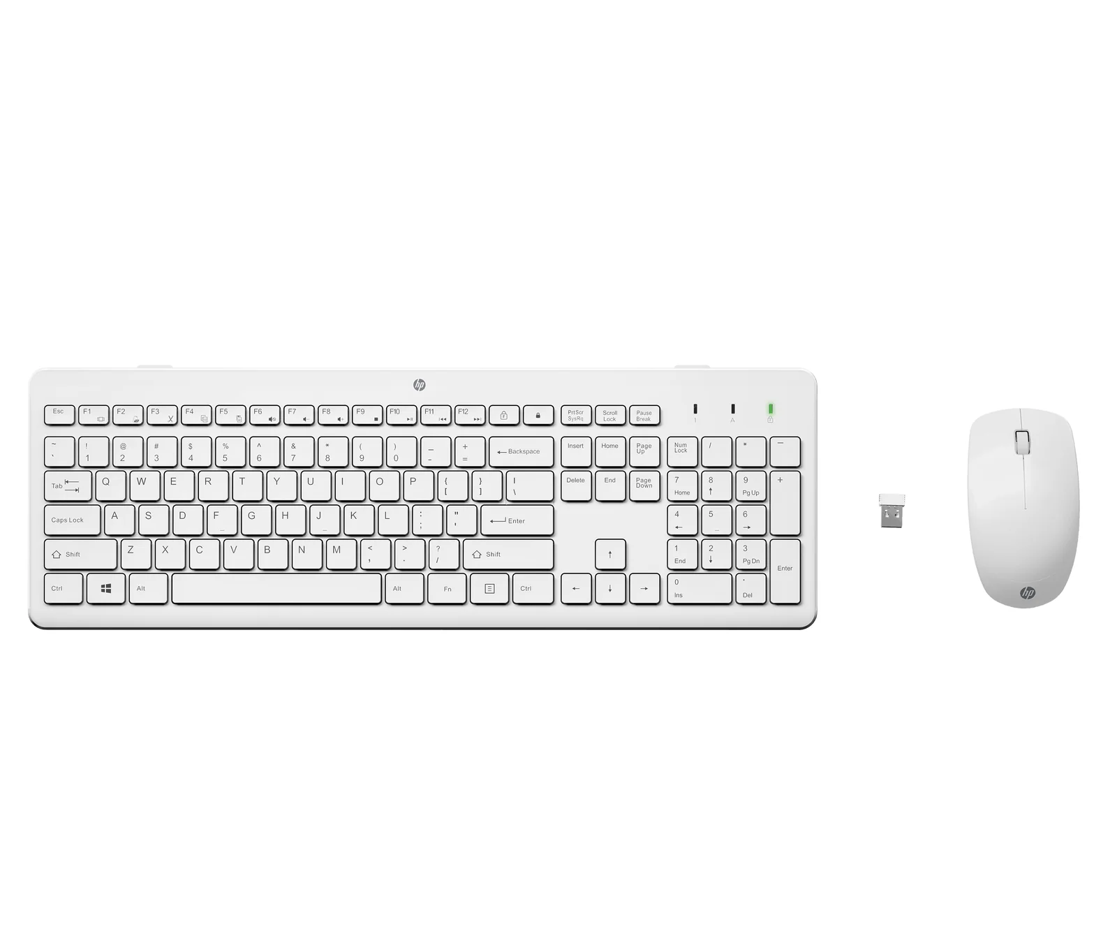 HP 230 Wireless Mouse and Combo Keyboard White