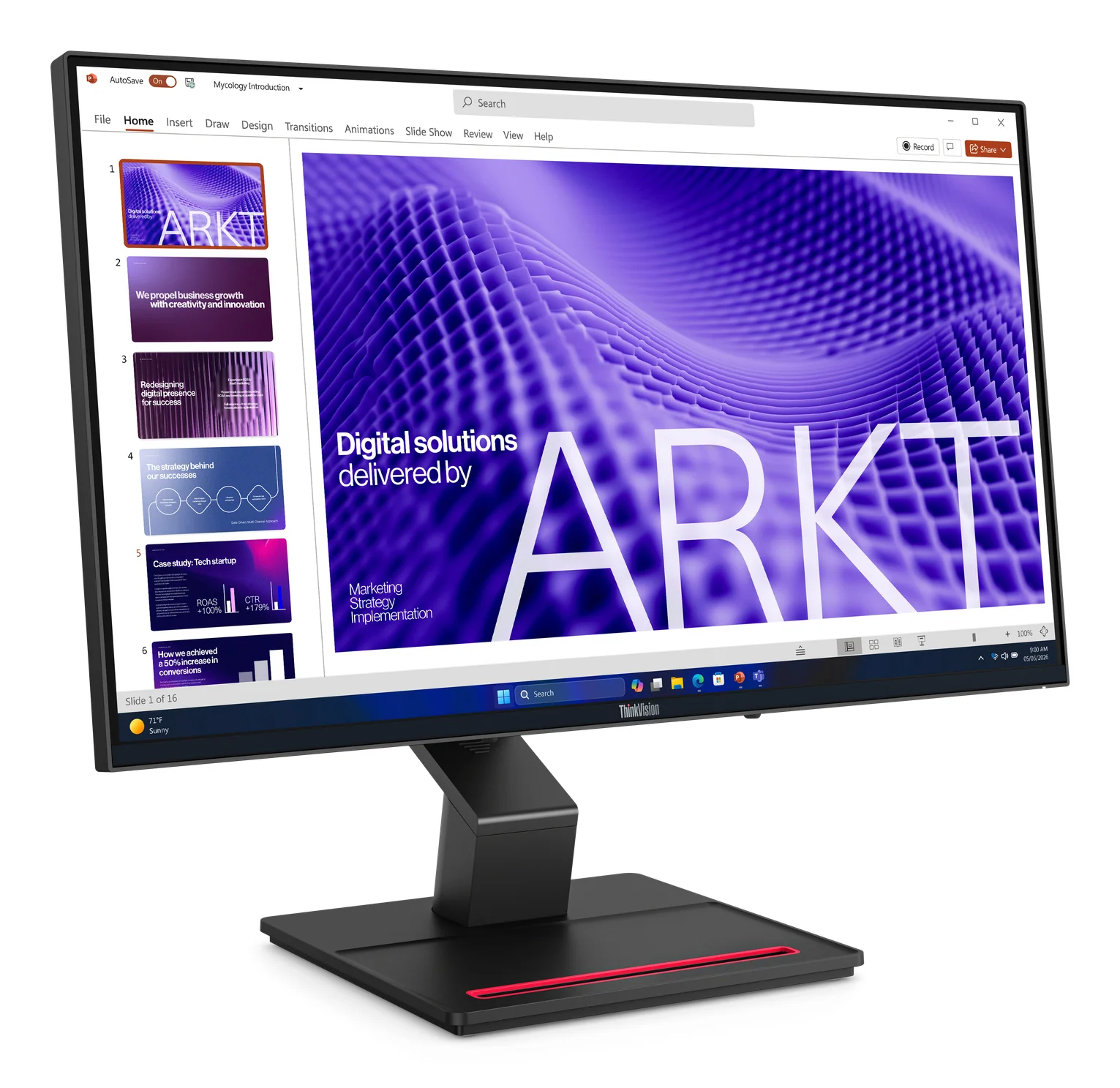 Lenovo ThinkVision T24D-4t computer monitor