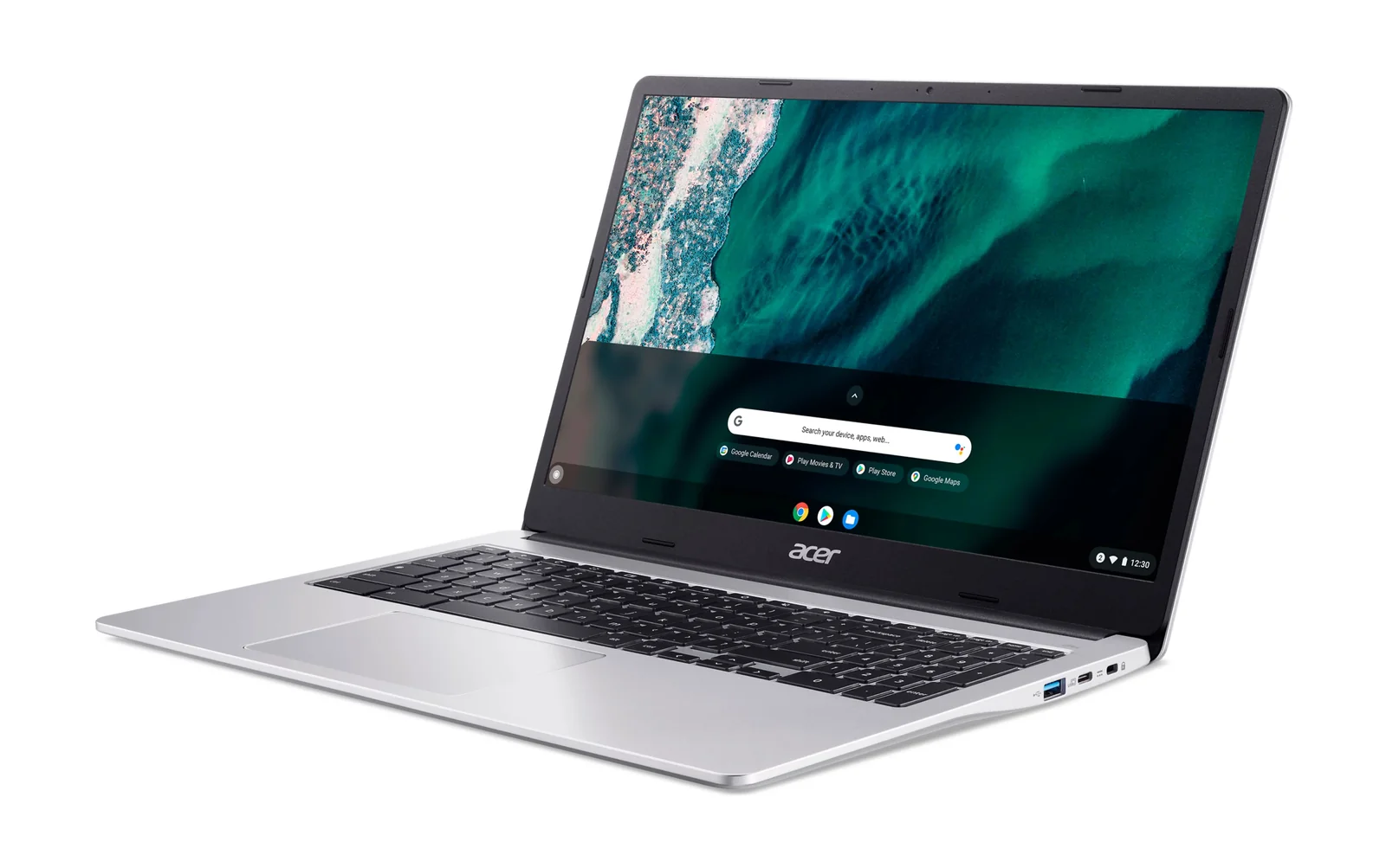Acer Aspire Chromebook 315 CB315-4H CB315-4H-C8UG 39.6 cm (15.6) Clamshell Chromebook - Full HD - 60 Hz - Intel Celeron N4500 - 4 GB - 128 GB Flash Memory - English (UK) Keyboard - Silver