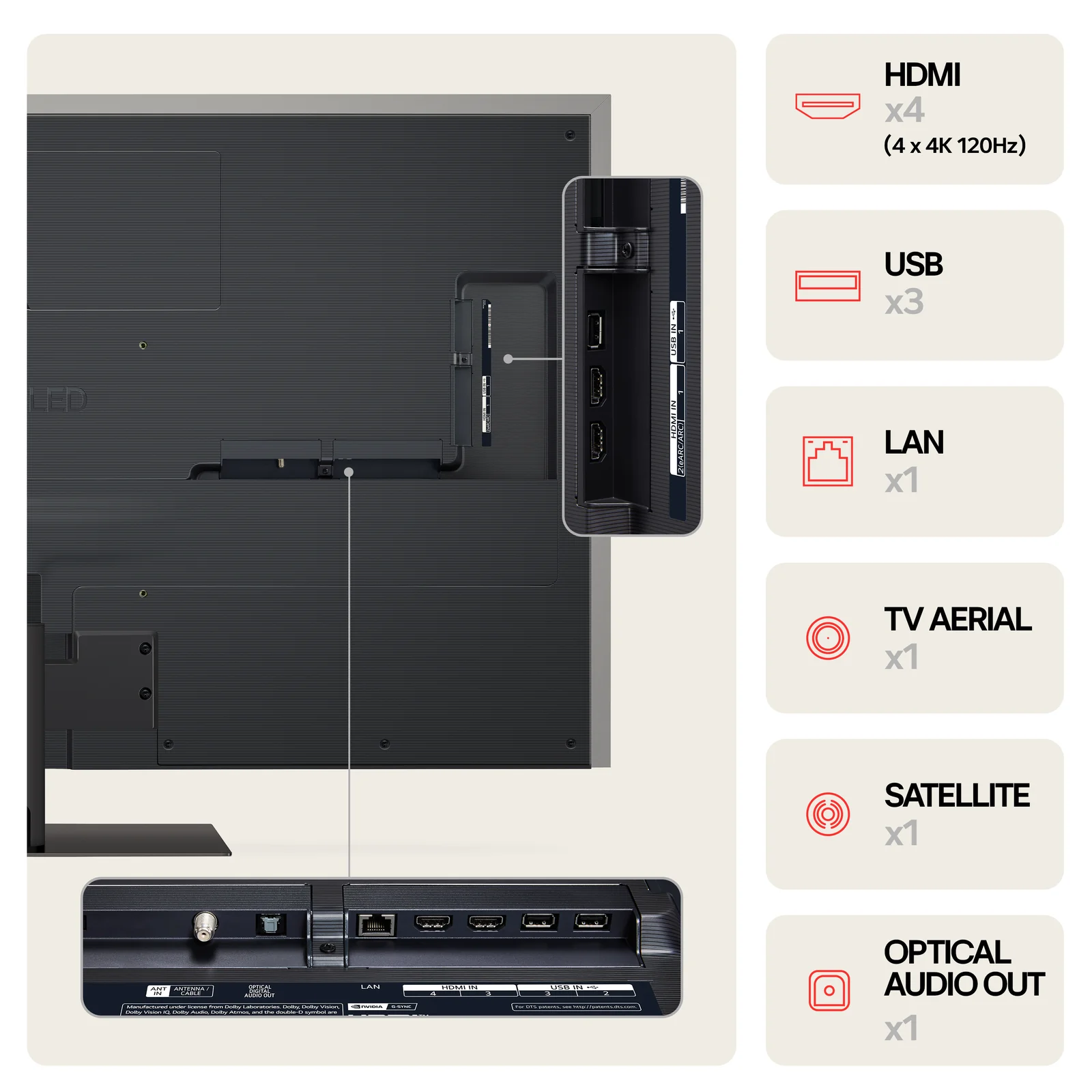 LG OLED65G46LS.AEK 65" 4K Smart TV