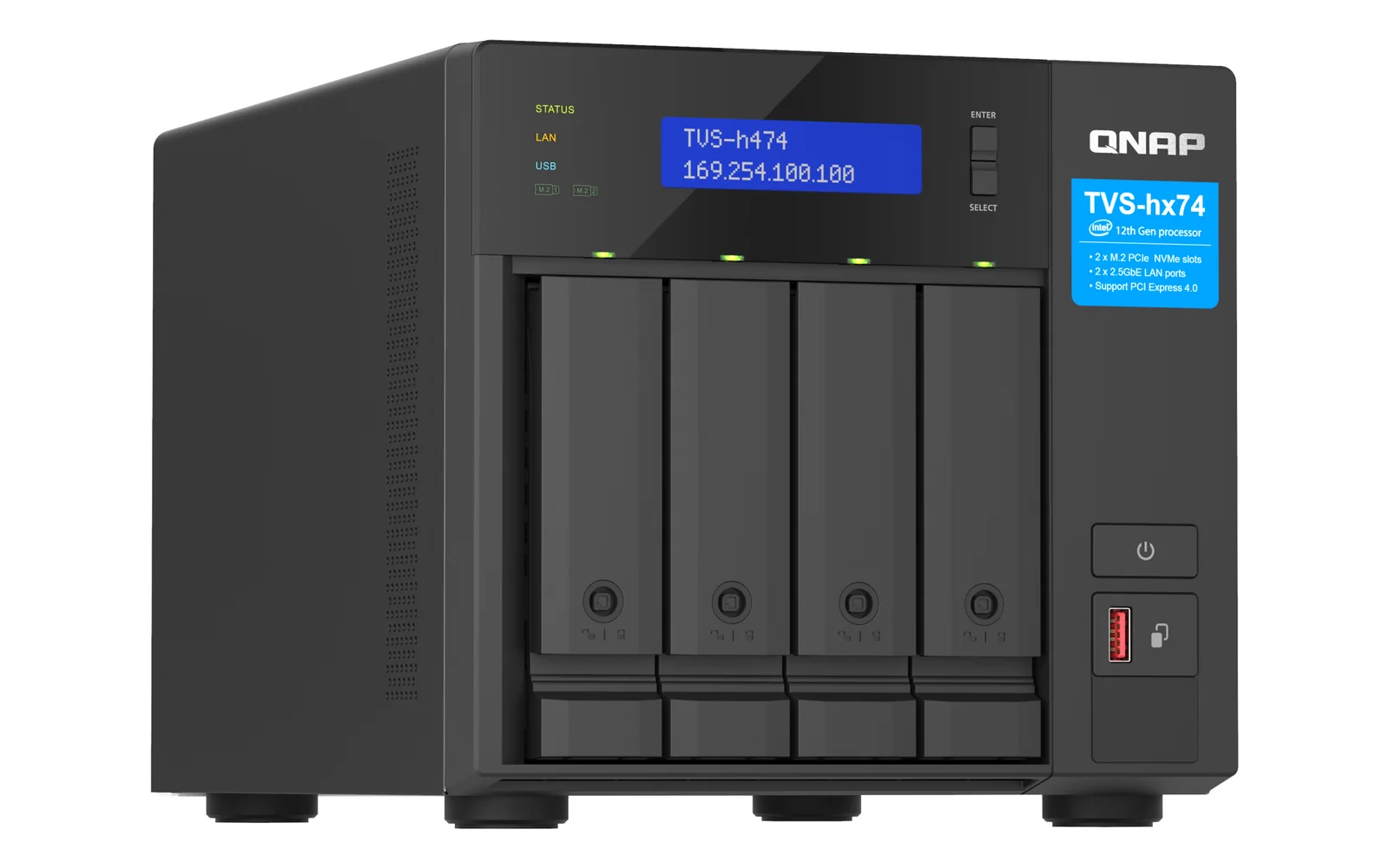 QNAP TVS-H474 4-Bay NAS