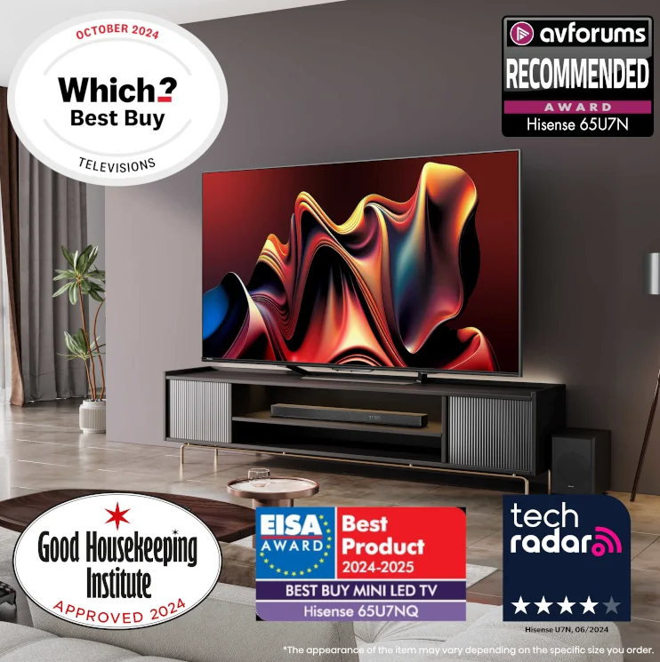 Hisense 55U7NQTUK 55" 4K Smart TV
