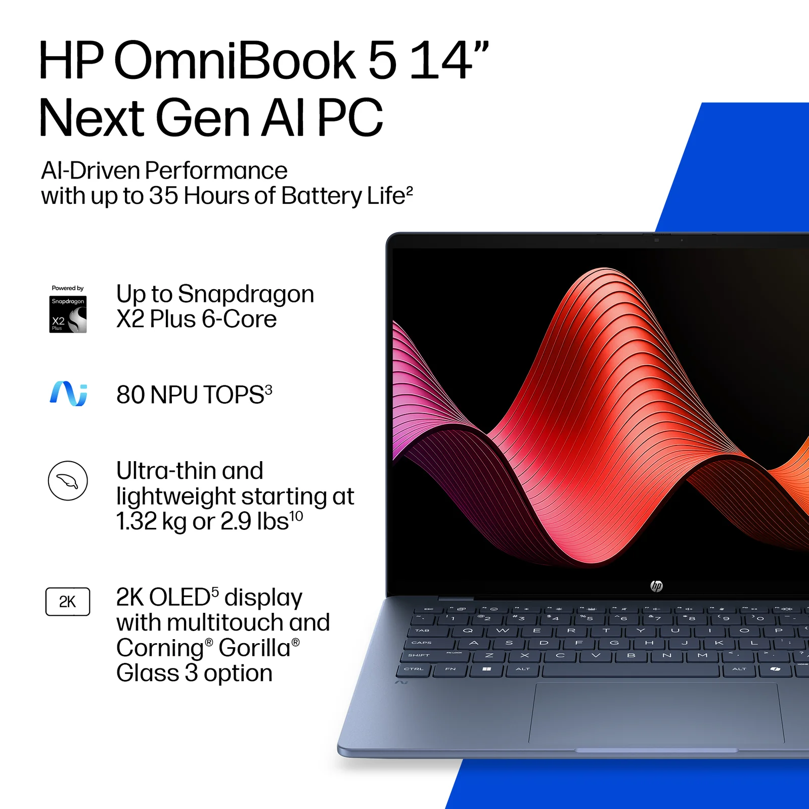 HP DP2H0EA laptop 14", 16GB RAM, 512GB SSD