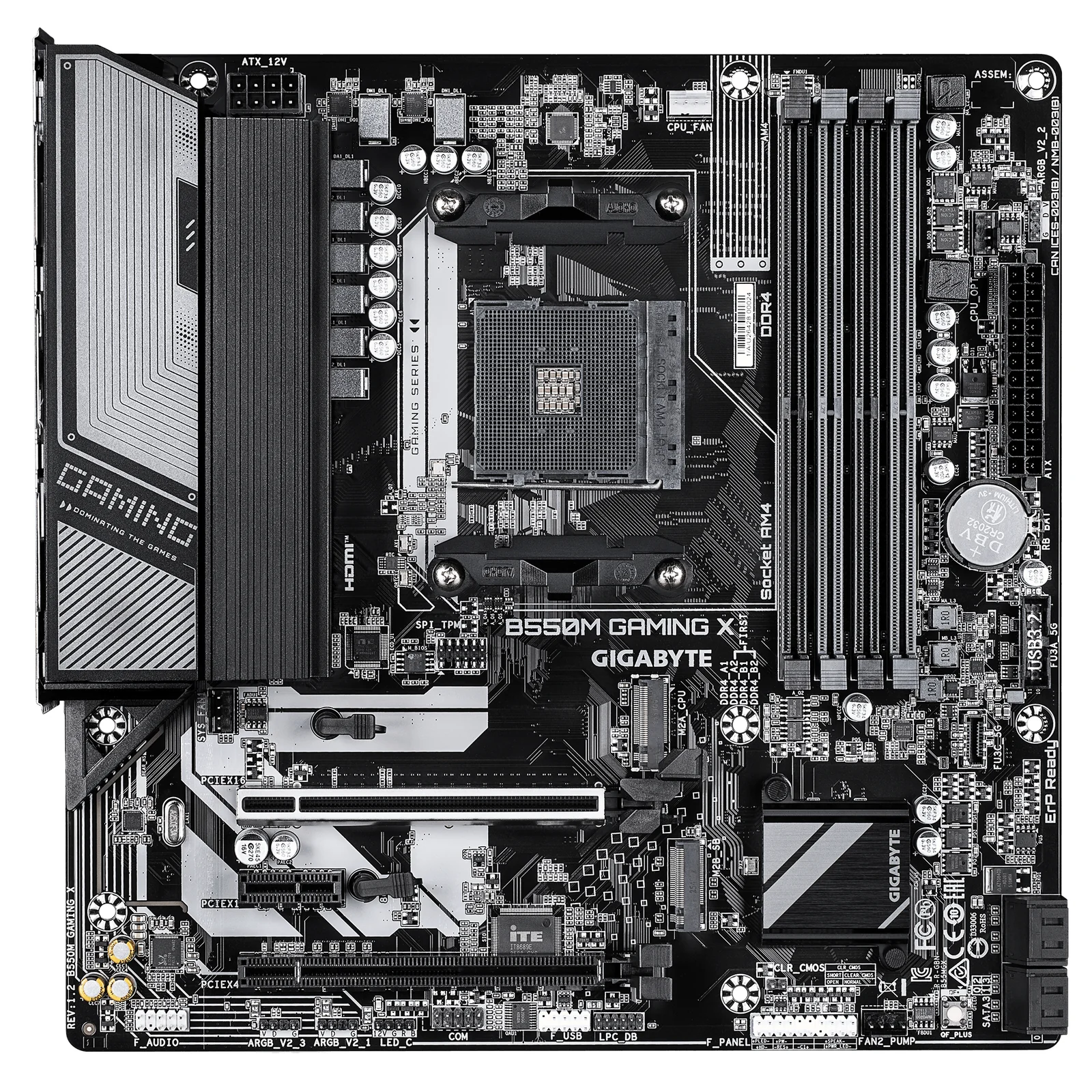 GIGABYTE B550M GAMING X motherboard