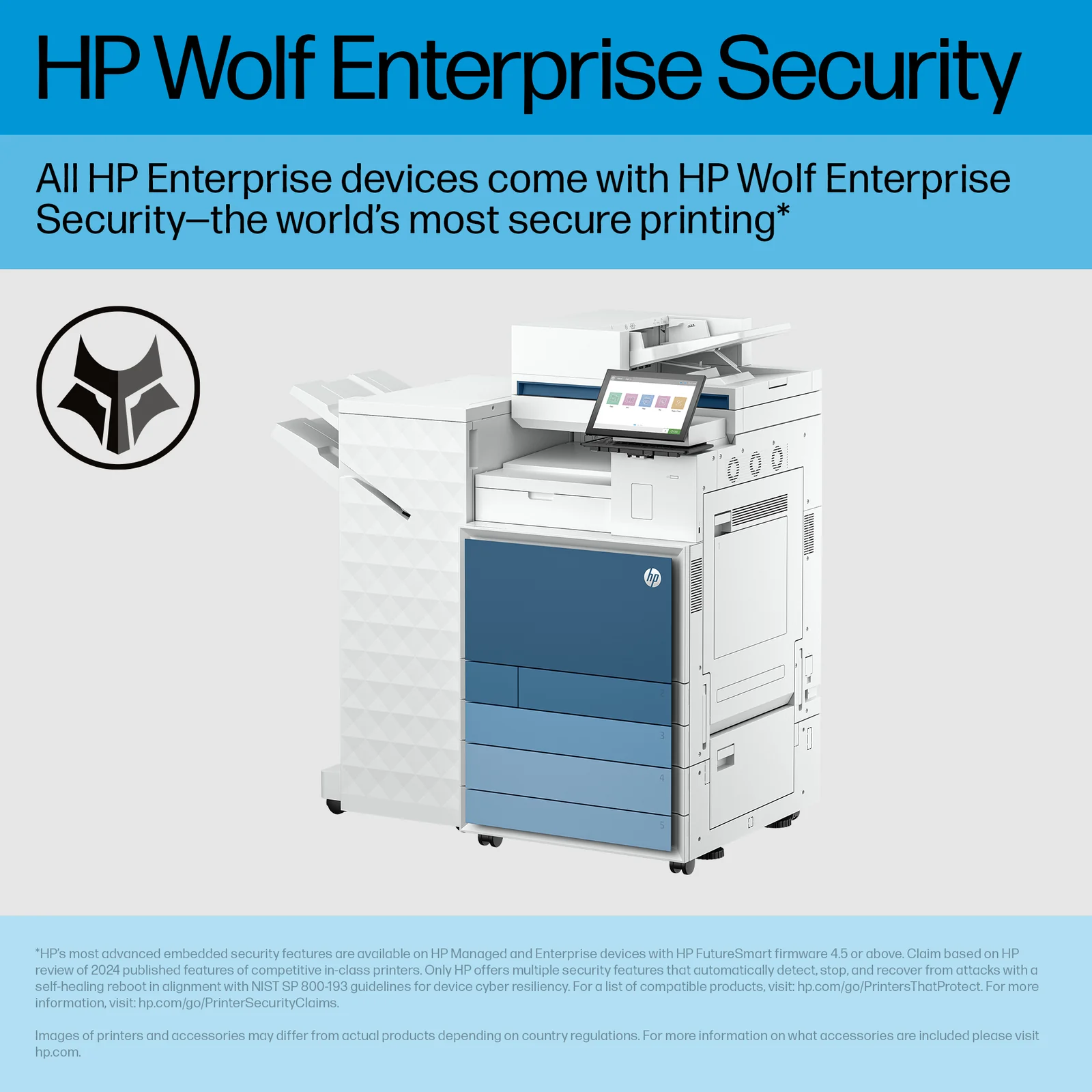 HP Clr LaserJet Ent Flw MFP8801z+ Prntr Colour Laser Printer