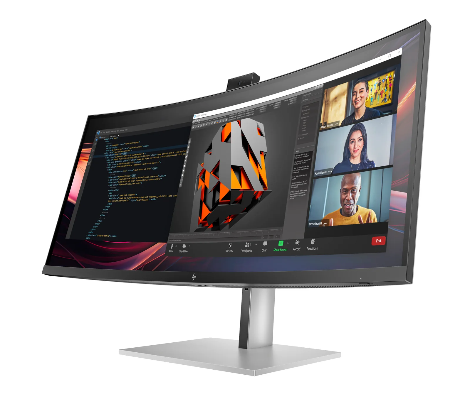 HP 734pm 34" UWQHD IPS 120Hz Curved Monitor