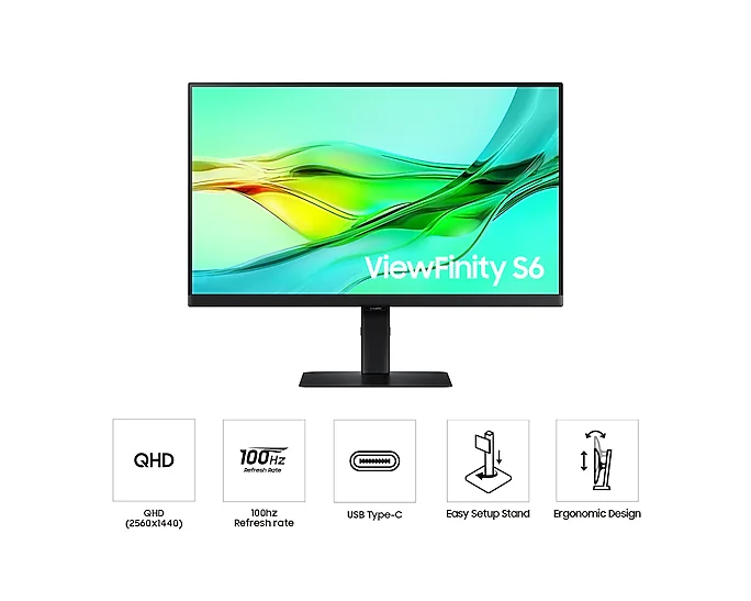 Samsung LS24D600UAU 24" QHD IPS 100Hz Monitor