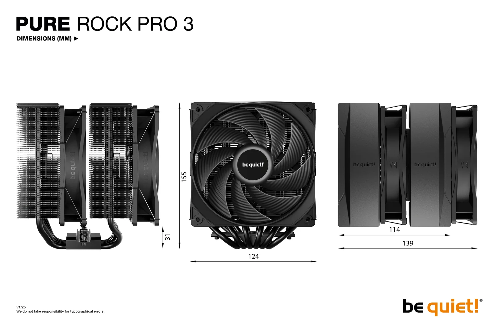 be quiet! Pure Rock Pro 3 Black