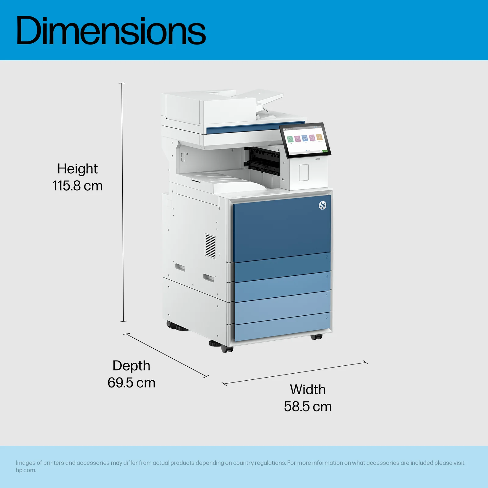 HP LaserJet Enterprise LaserJet Ent MFP 8601dn Laser Printer