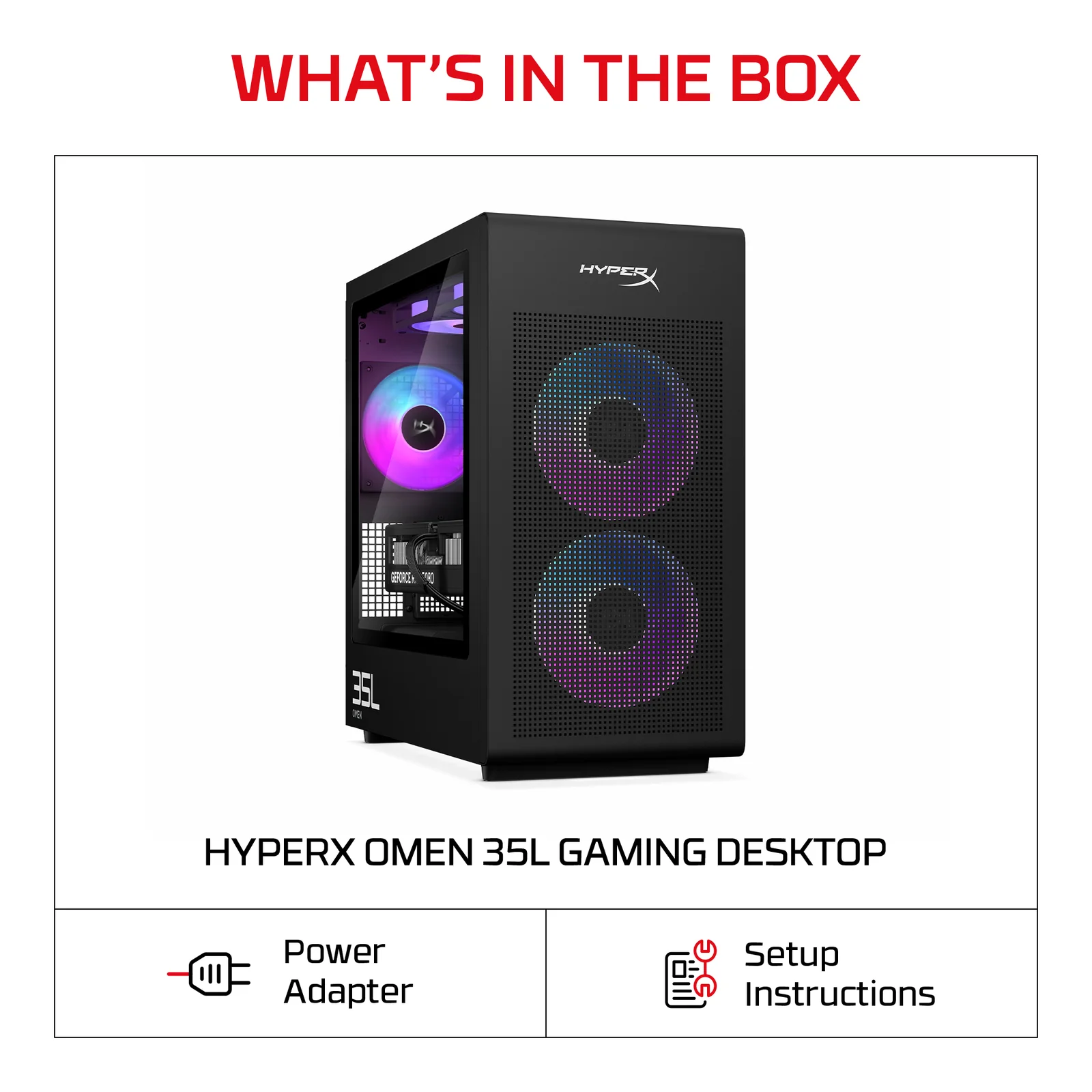 HP HyperX OMEN 35L Gaming Desktop GT18-0000na, 16GB RAM