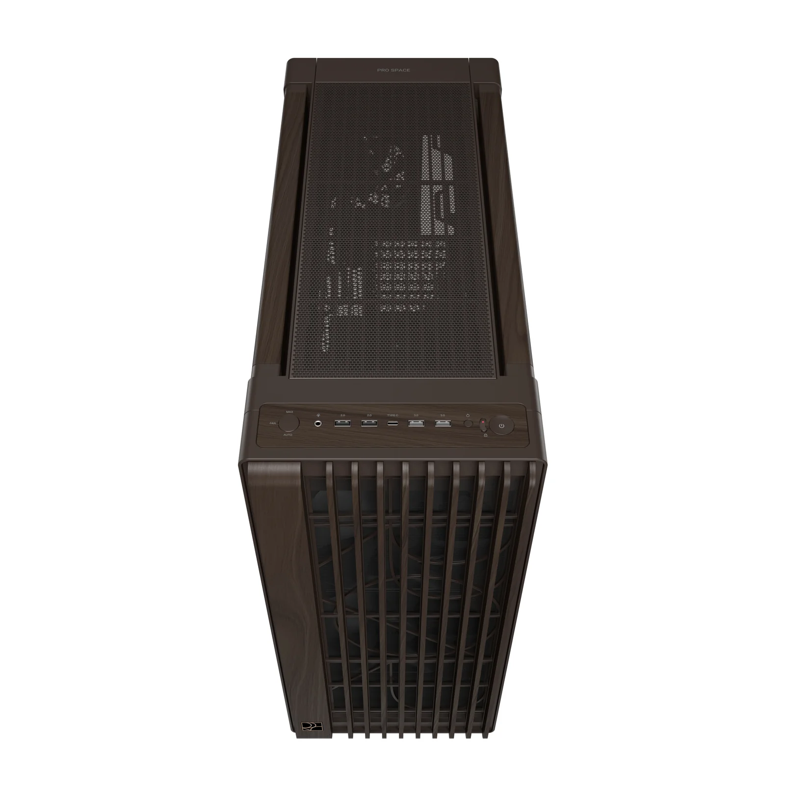 ASUS ProArt PA602 Wood Edition Retro Brown Tempered Glass Panel PC Case