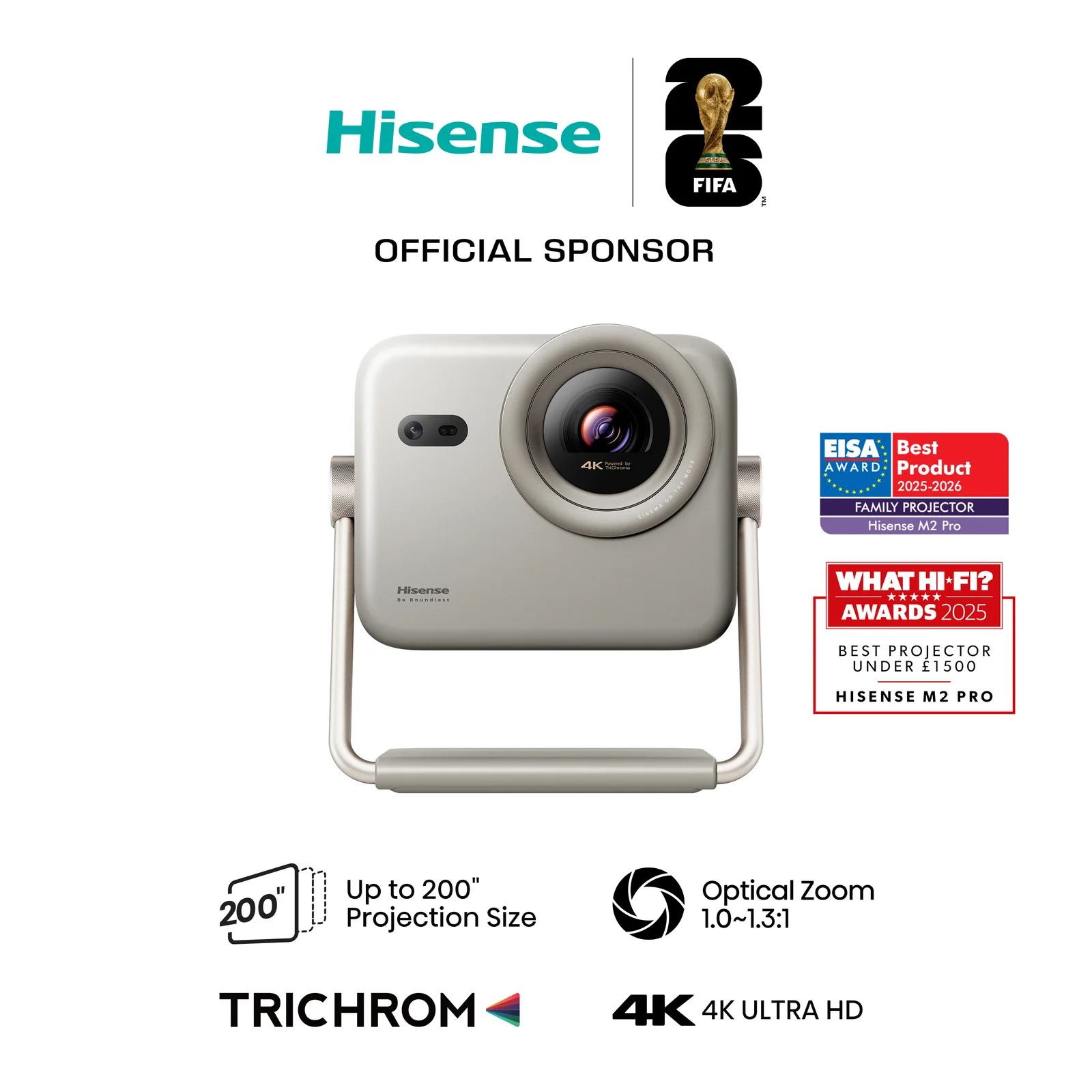 Hisense M2TUK Pro 4K Projector