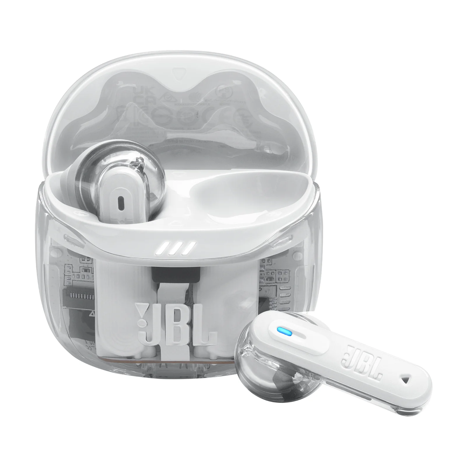 JBL Tune Flex 2 Ghost Edition White