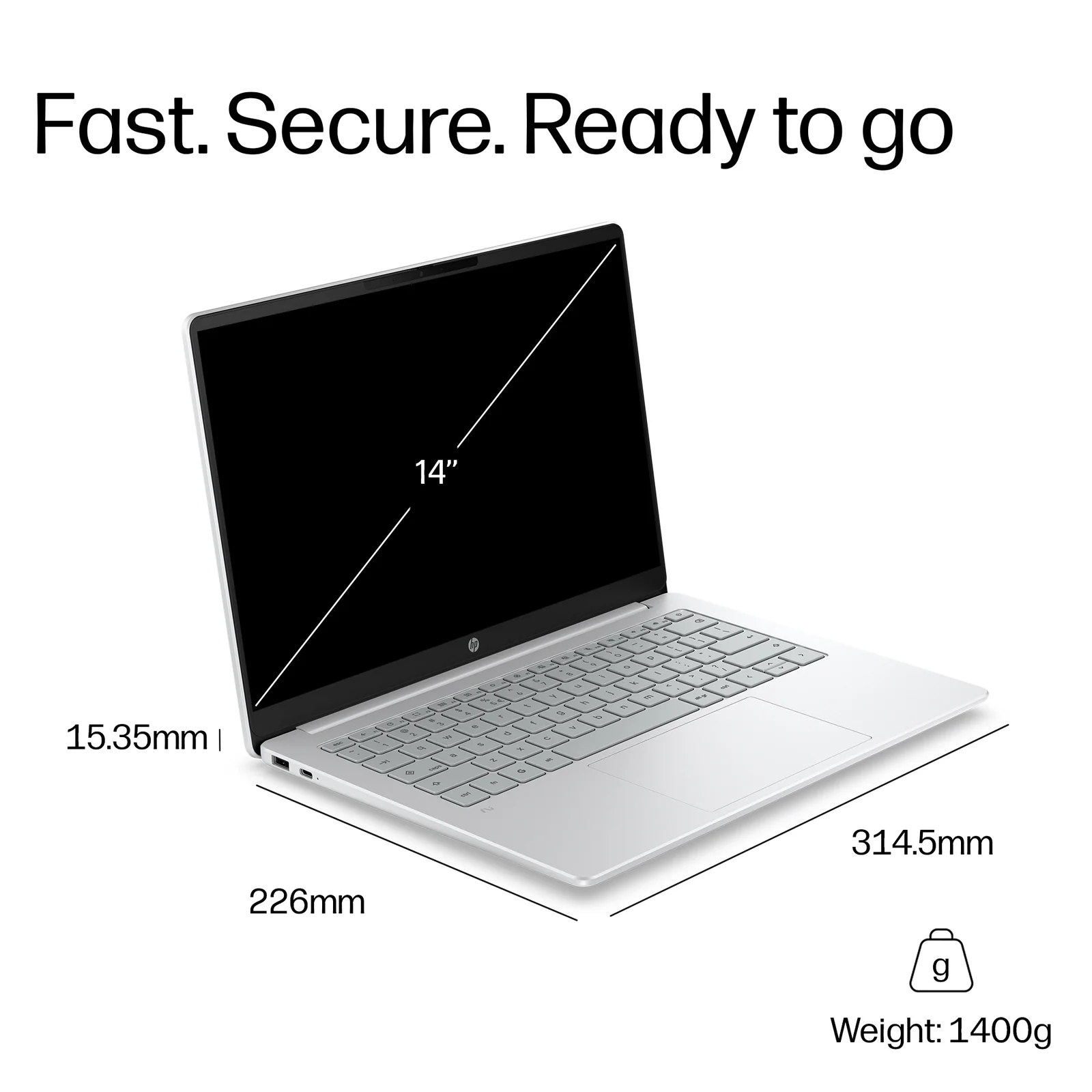 HP 14A-NK0000NAX N150 8GB 128GB CHR 14", Intel N