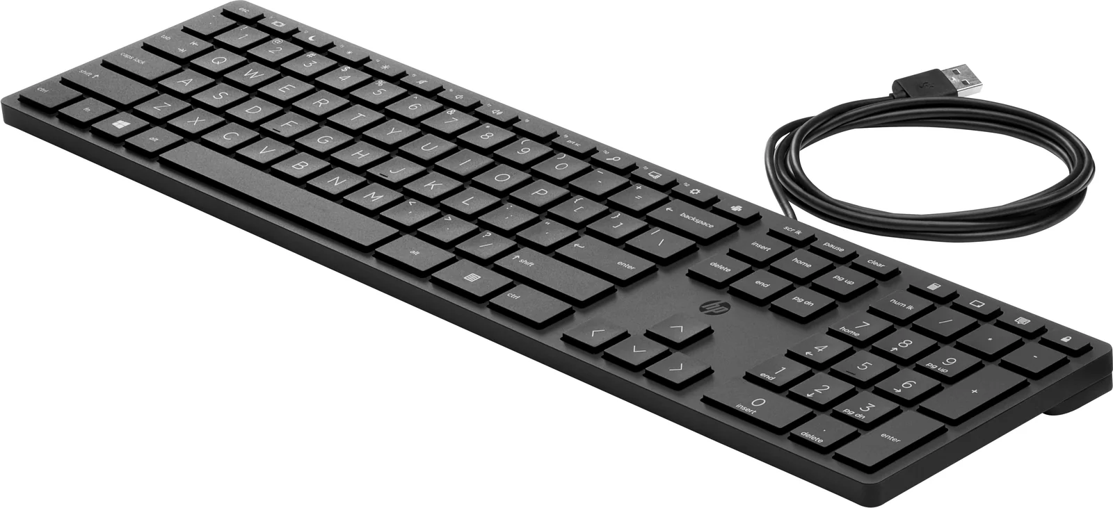 HP *Non Cancellable/Non Returnable (NCNR)* 320K WD Keyboard (BULK 12) Black