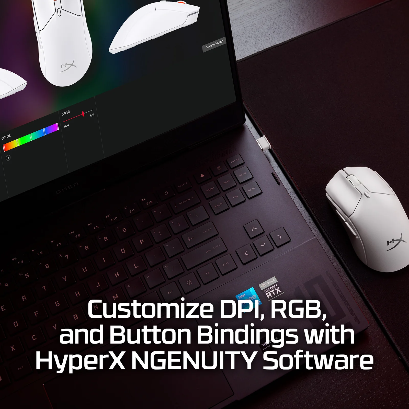 HyperX Pulsefire Haste 2 Mini Wireless White Gaming Mouse